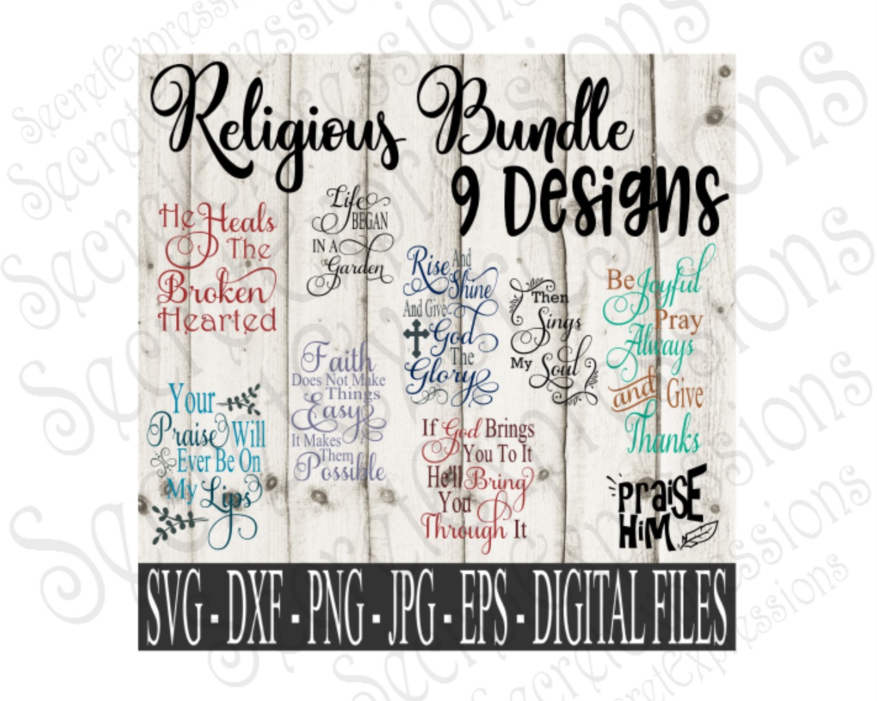 Download Religious SVG Bundle (102943) | SVGs | Design Bundles