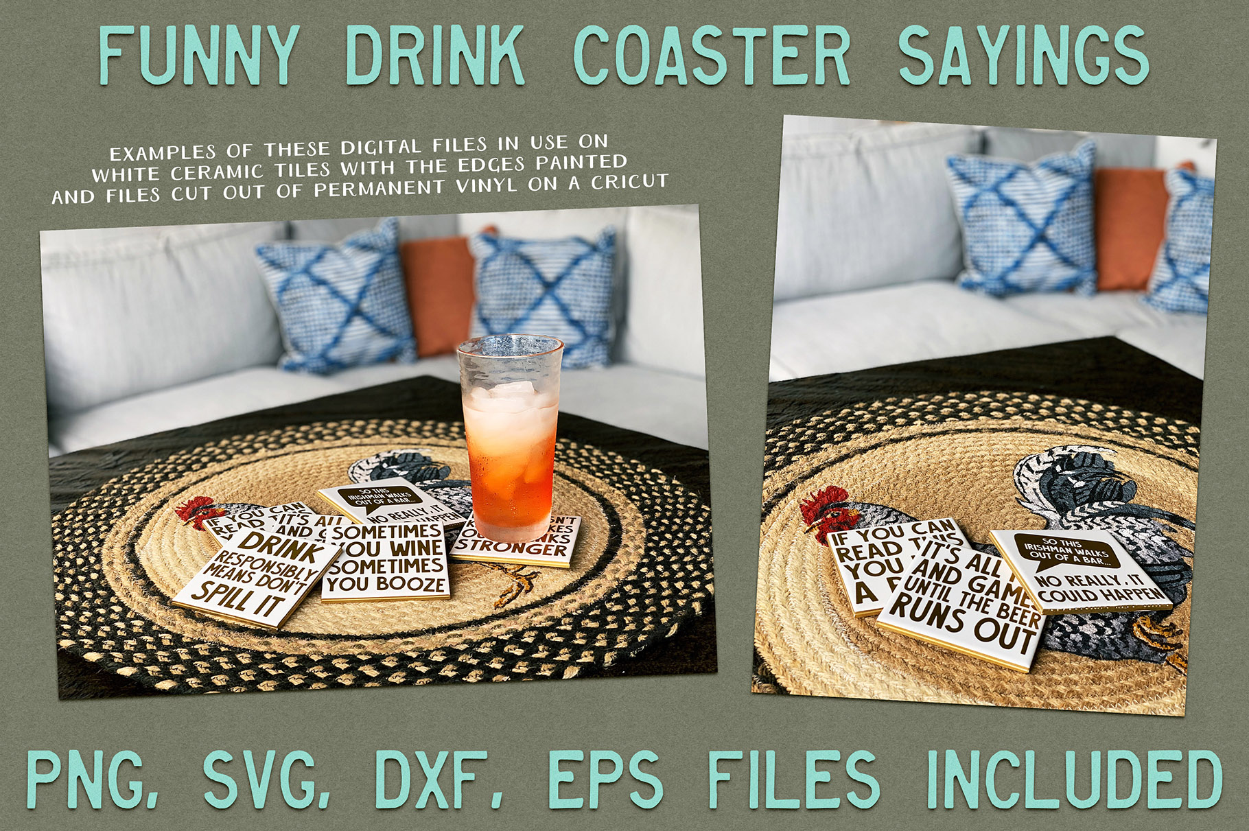 Download Funny Drink Coaster SVG Sayings