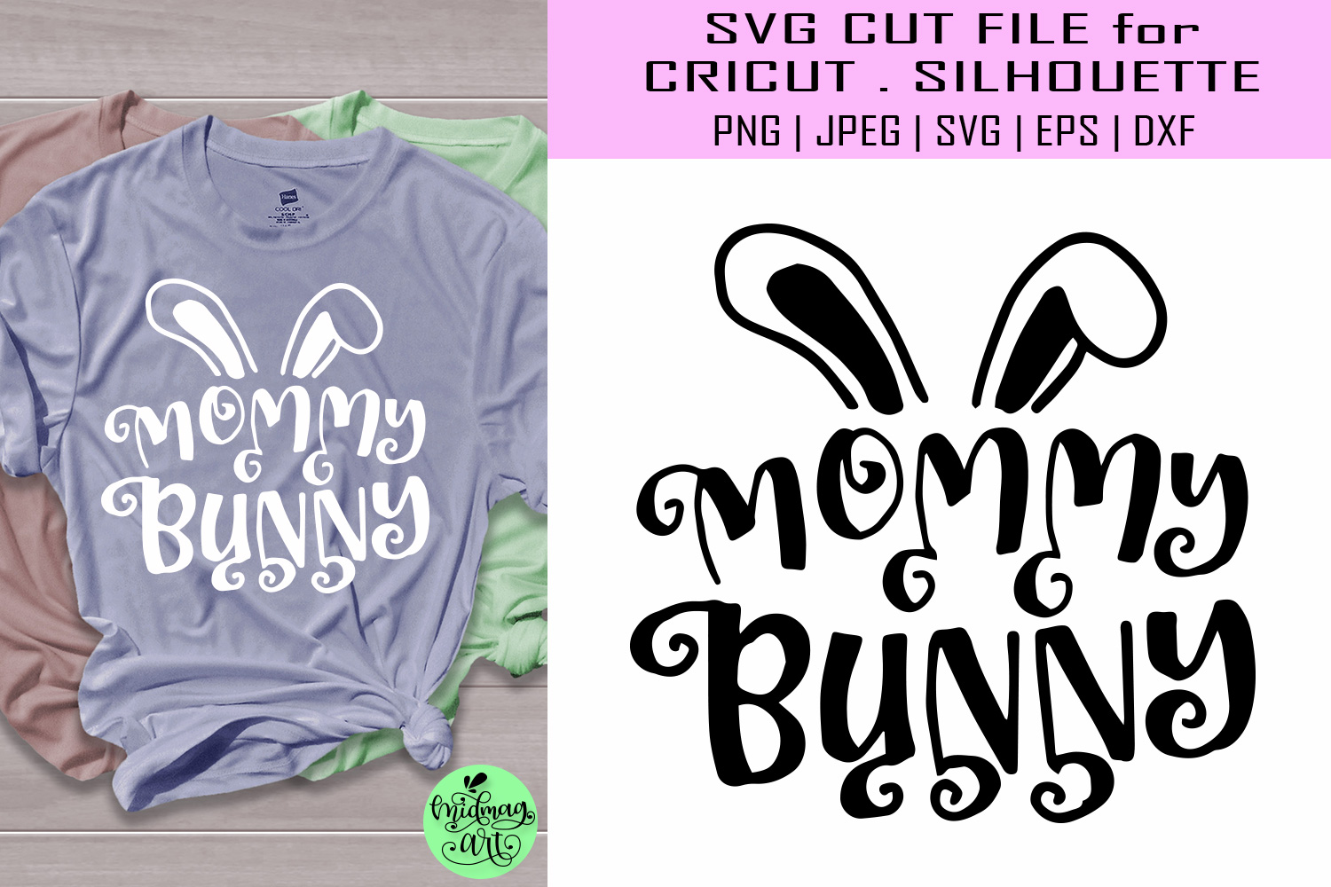 Mommy bunny svg, easter shirt svg