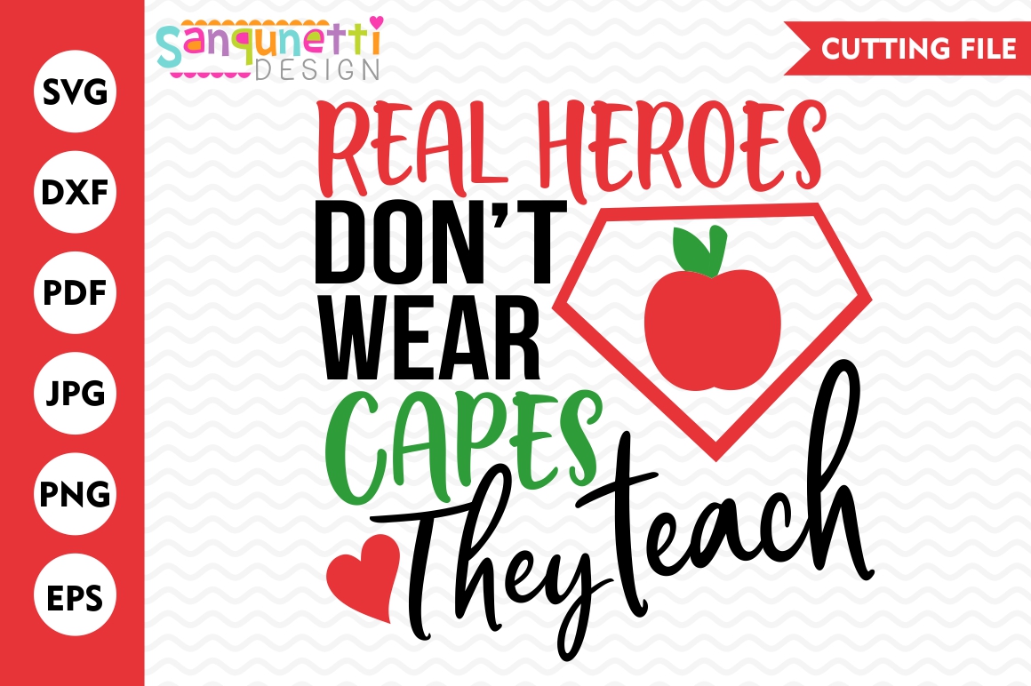 Teacher hero SVG, Teacher svg, School SVG, DXF, teaching ...