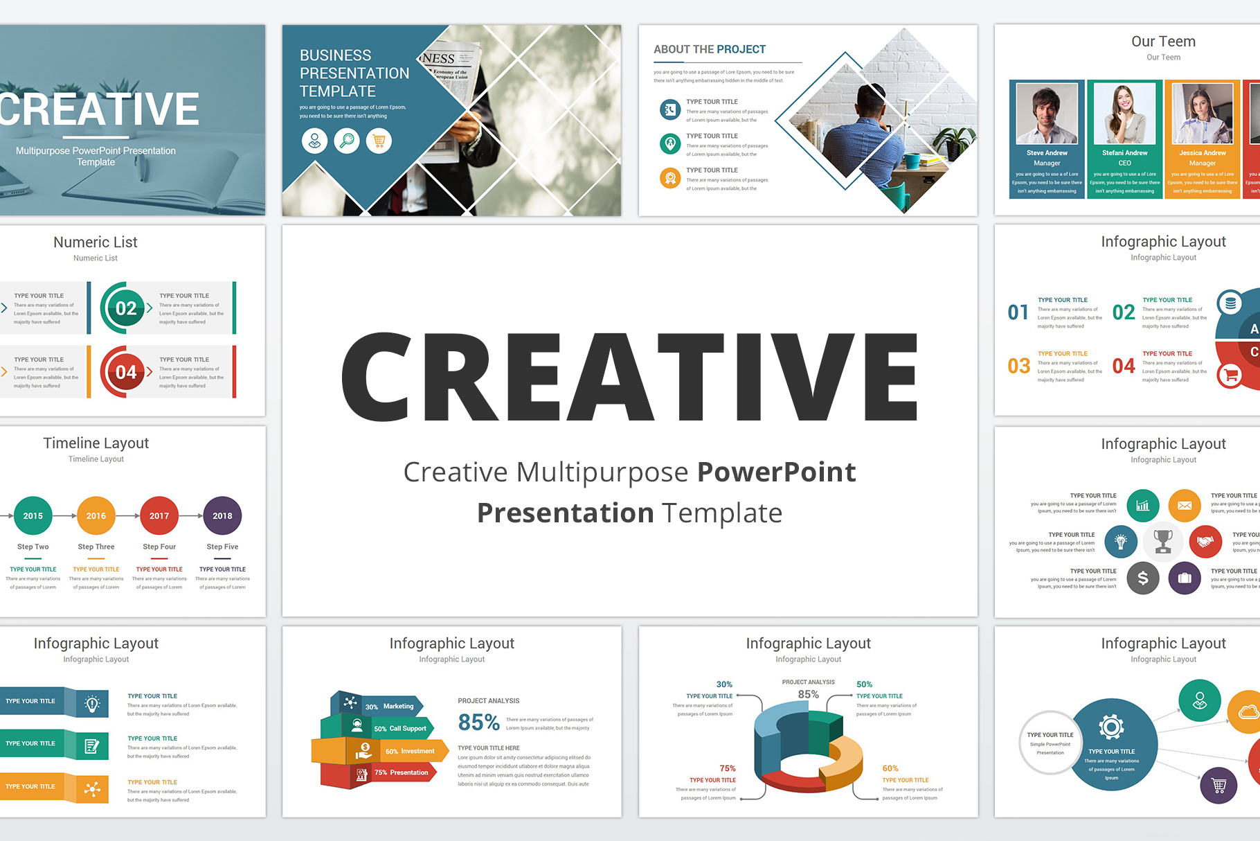 creative slideshow presentation