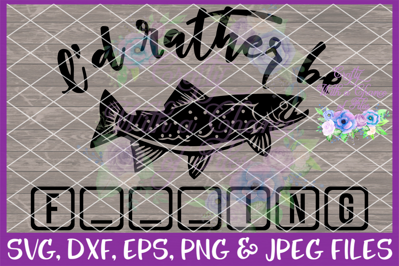 Download I'd Rather Be Fishing SVG - Gift for Dad Design (95489) | SVGs | Design Bundles