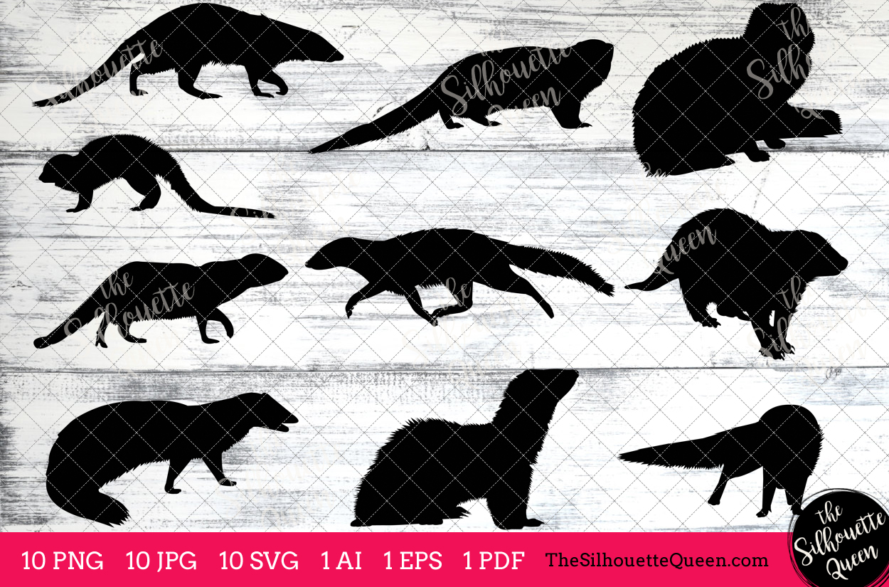 mongoose decal vector