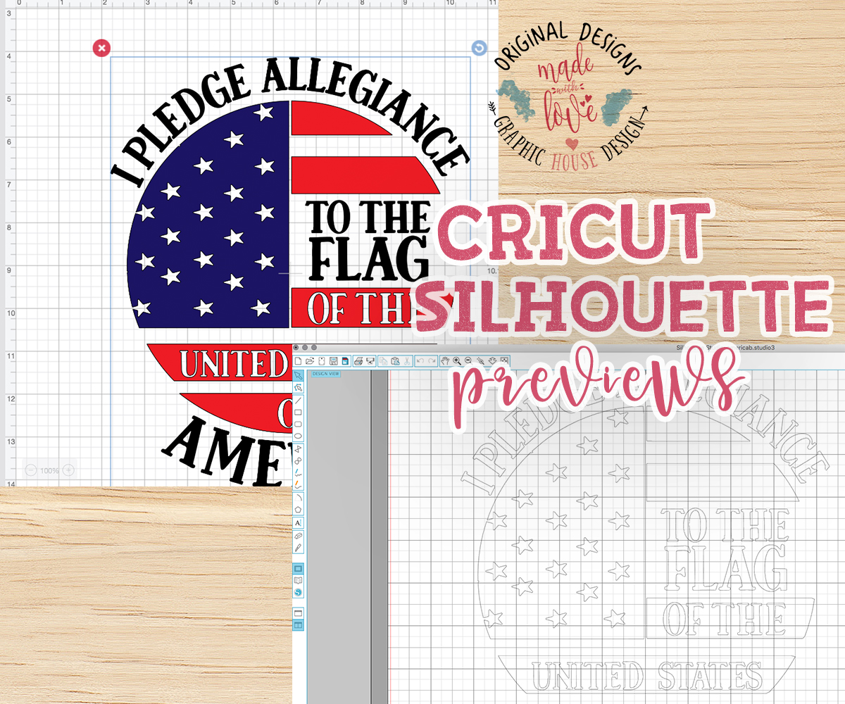 I Pledge Allegiance to the Flag - American Patriotic SVG