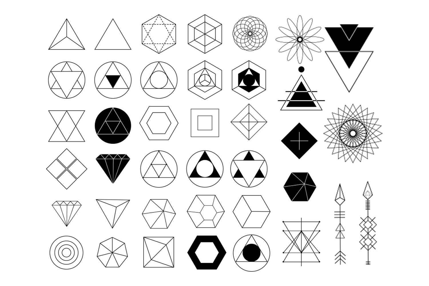 geometry symbols definitions