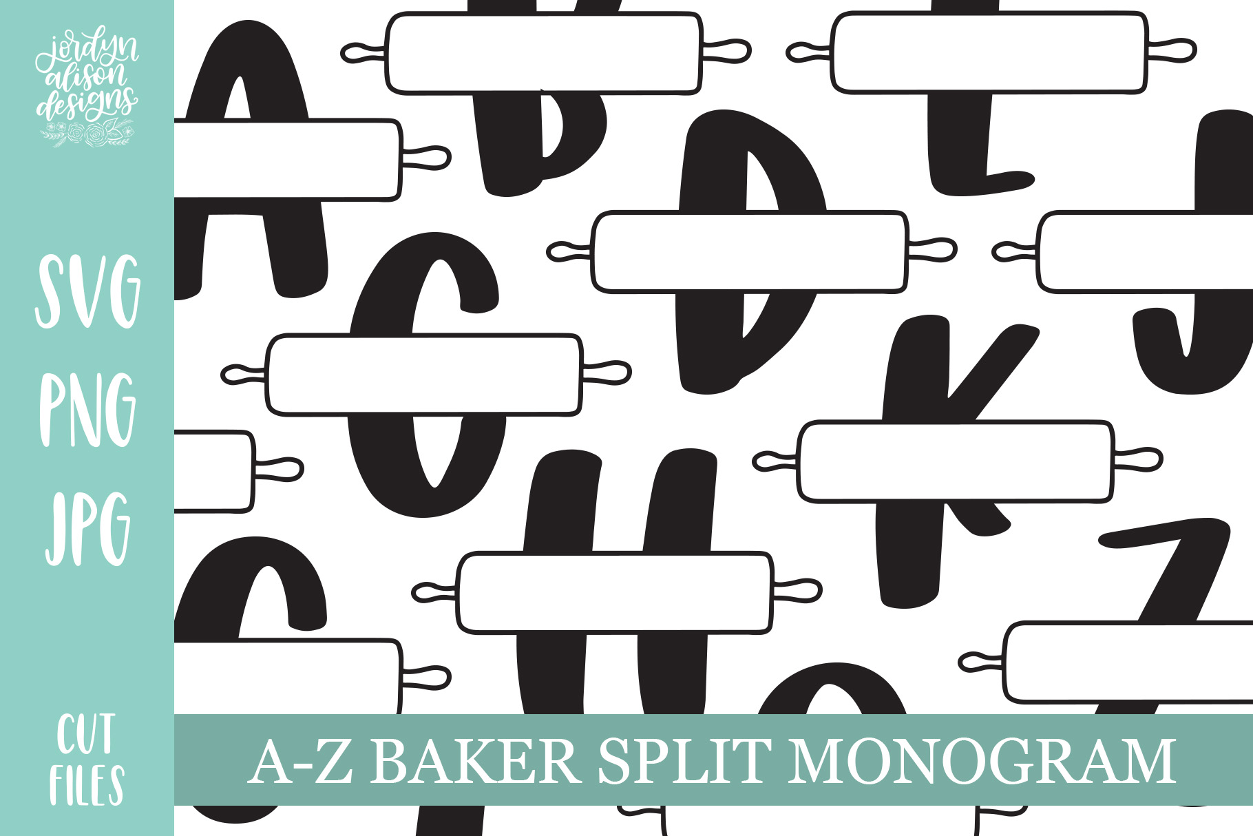 Download A-Z Bakers Split Monogram Bundle Set (313279) | Monograms ...