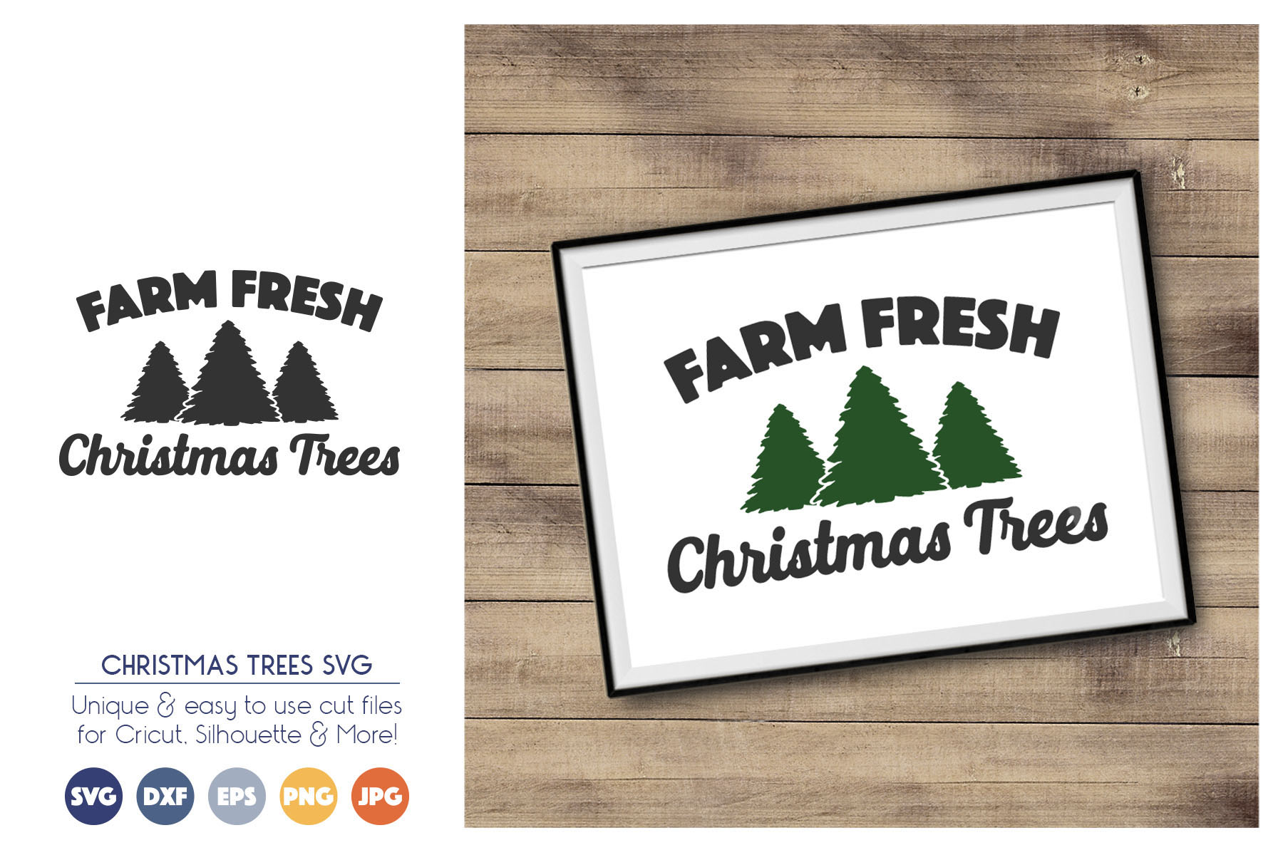 Download Farm Fresh Christmas Trees - Holidays SVG Cut Files