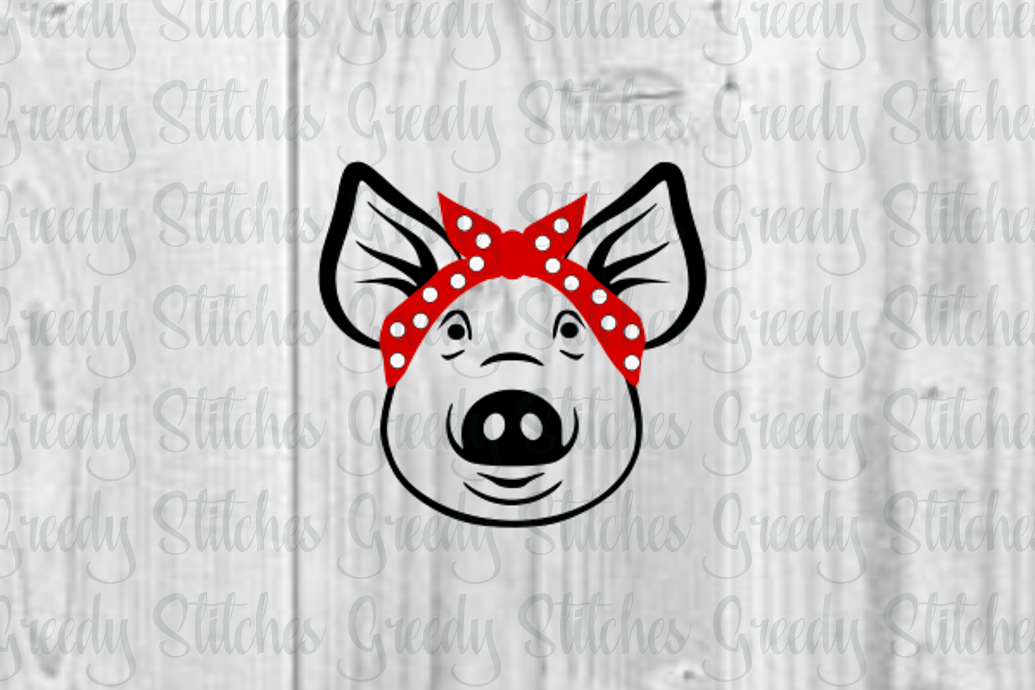 Download Bandanna Pig SVG/DXF/EPS/ PNG