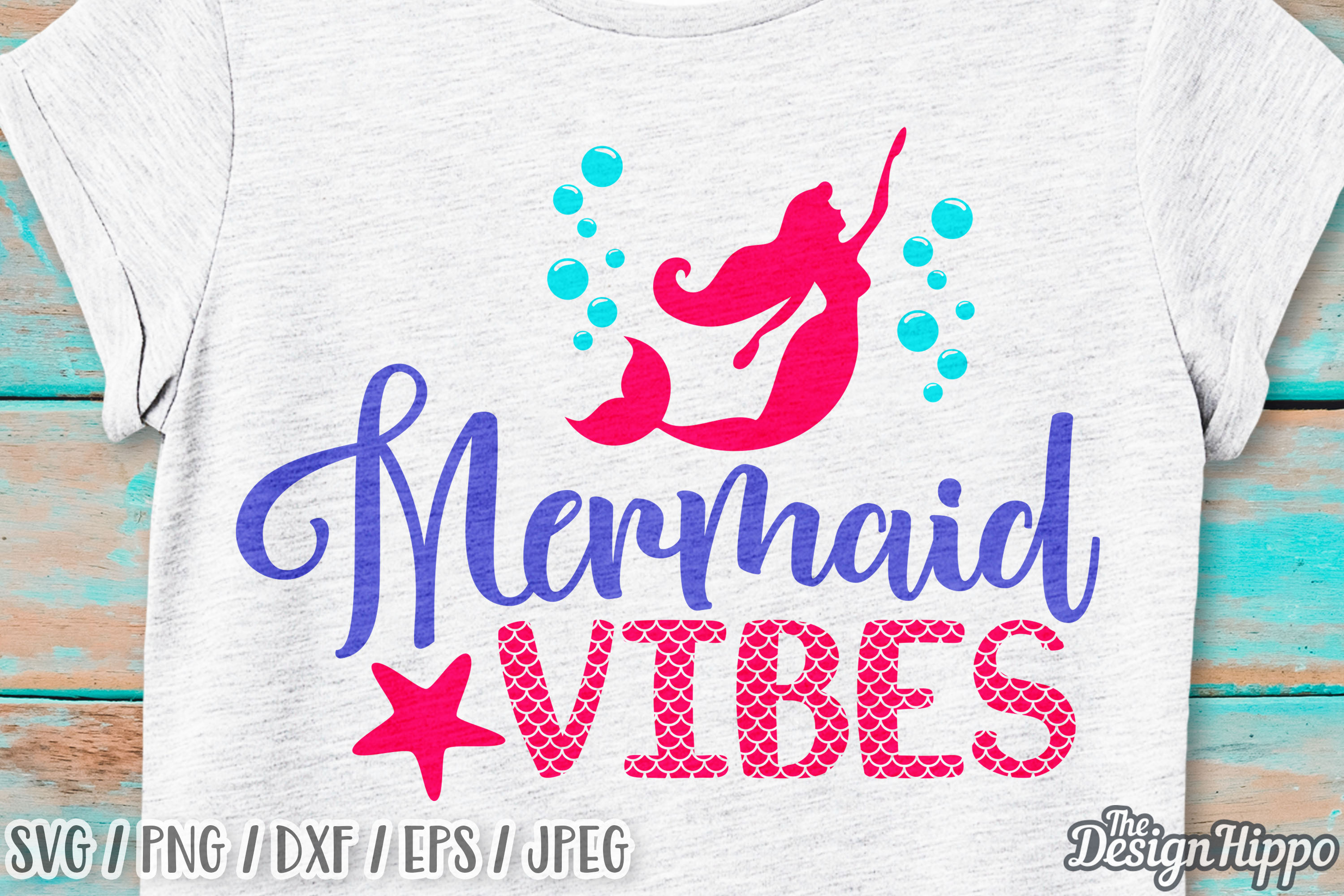 Download Mermaid Vibes SVG, Mermaid Scales, Beach Vibes SVG, PNG DXF