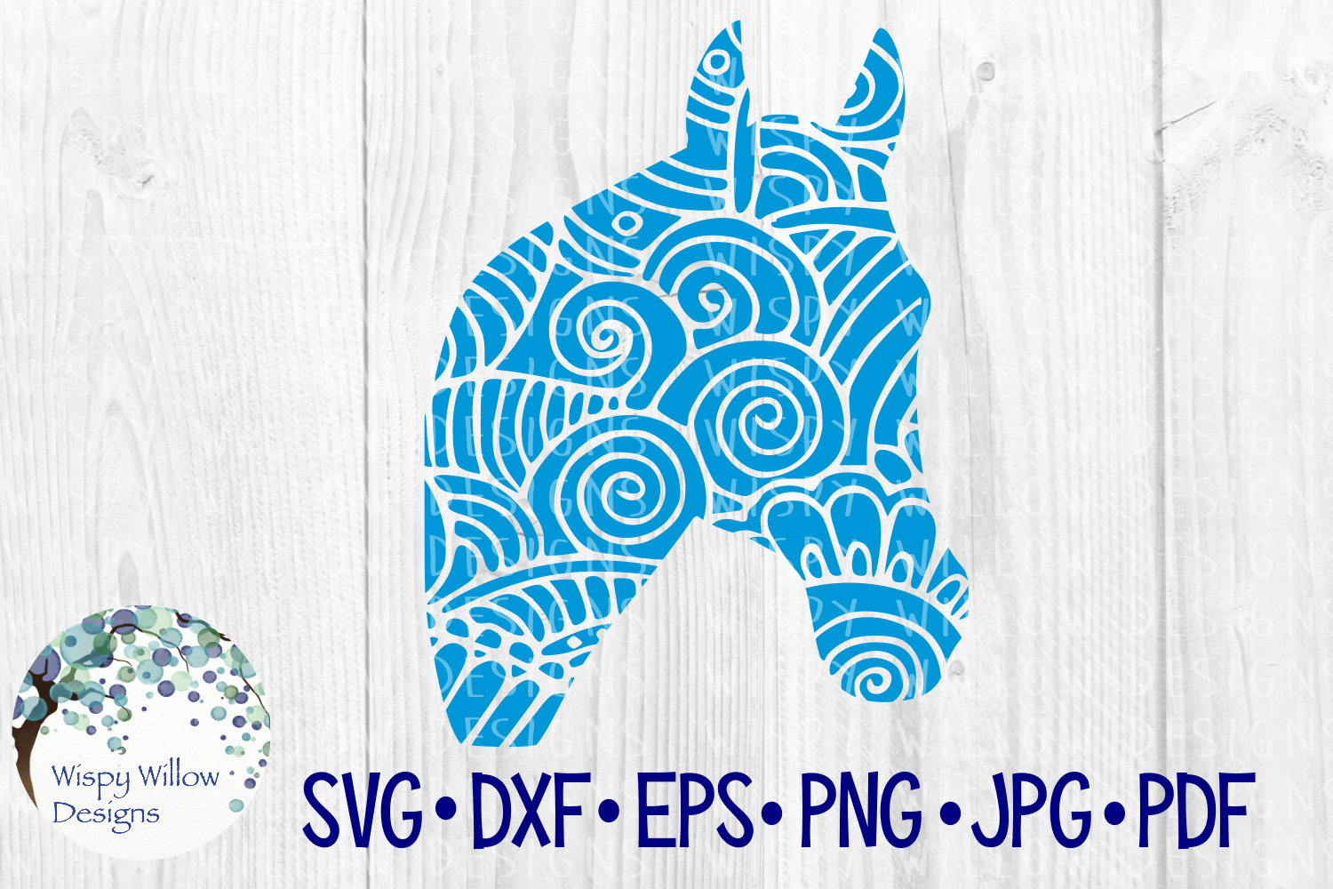 Download Horse Zentangle, Farm Animal SVG Cut File (110643) | SVGs ...