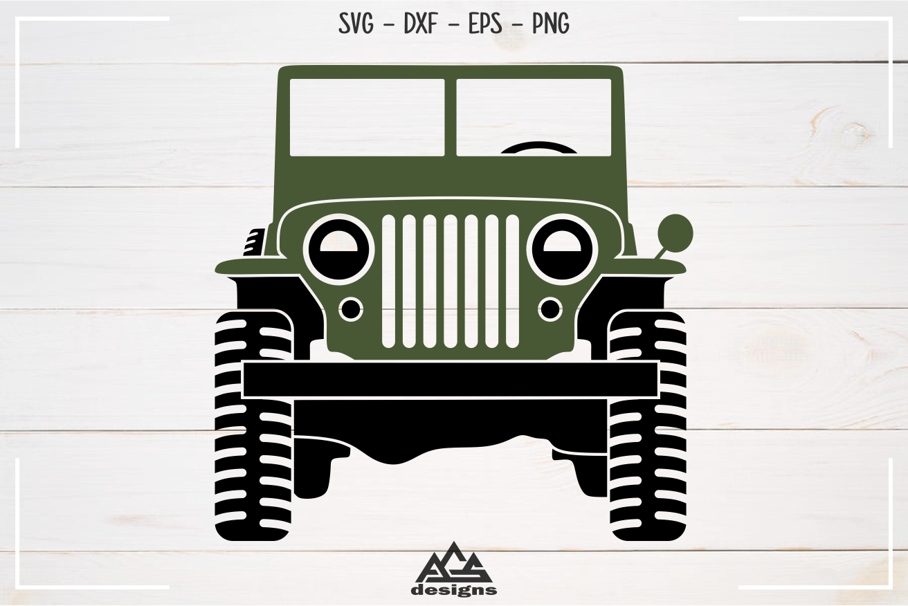Army Military Vehicle Truck Svg Design (379666) | Cut Files | Design