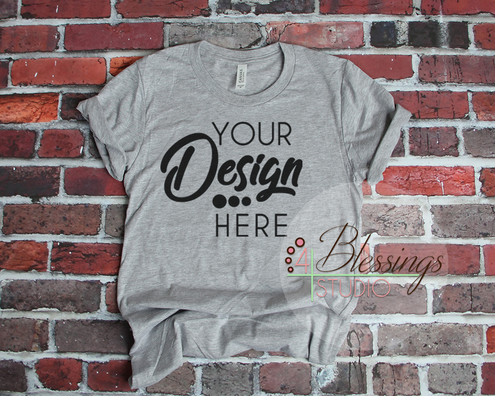 Download Bella Canvas Mockup Bundle T Shirt Flat Lay Bundle 5 images