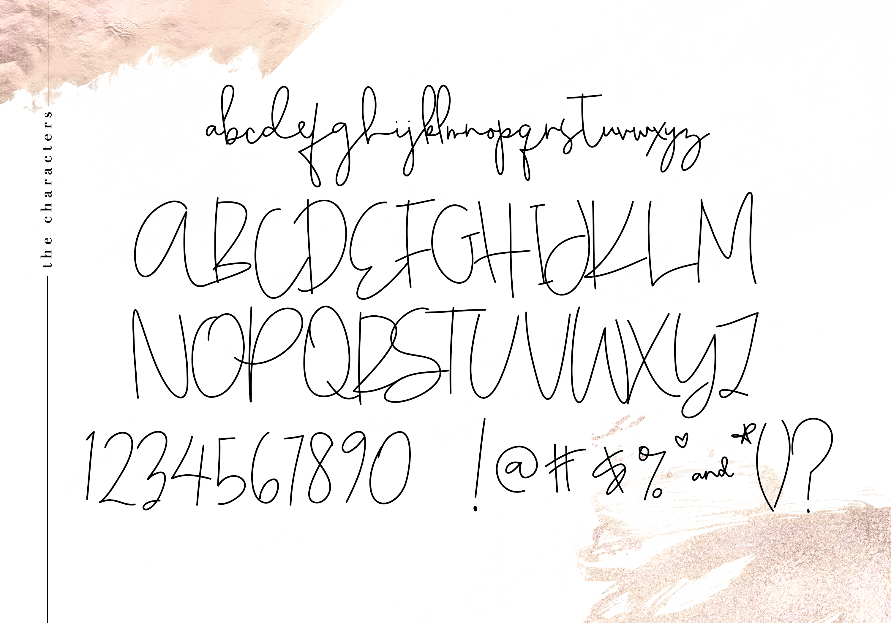 makey our own handwritten typeface
