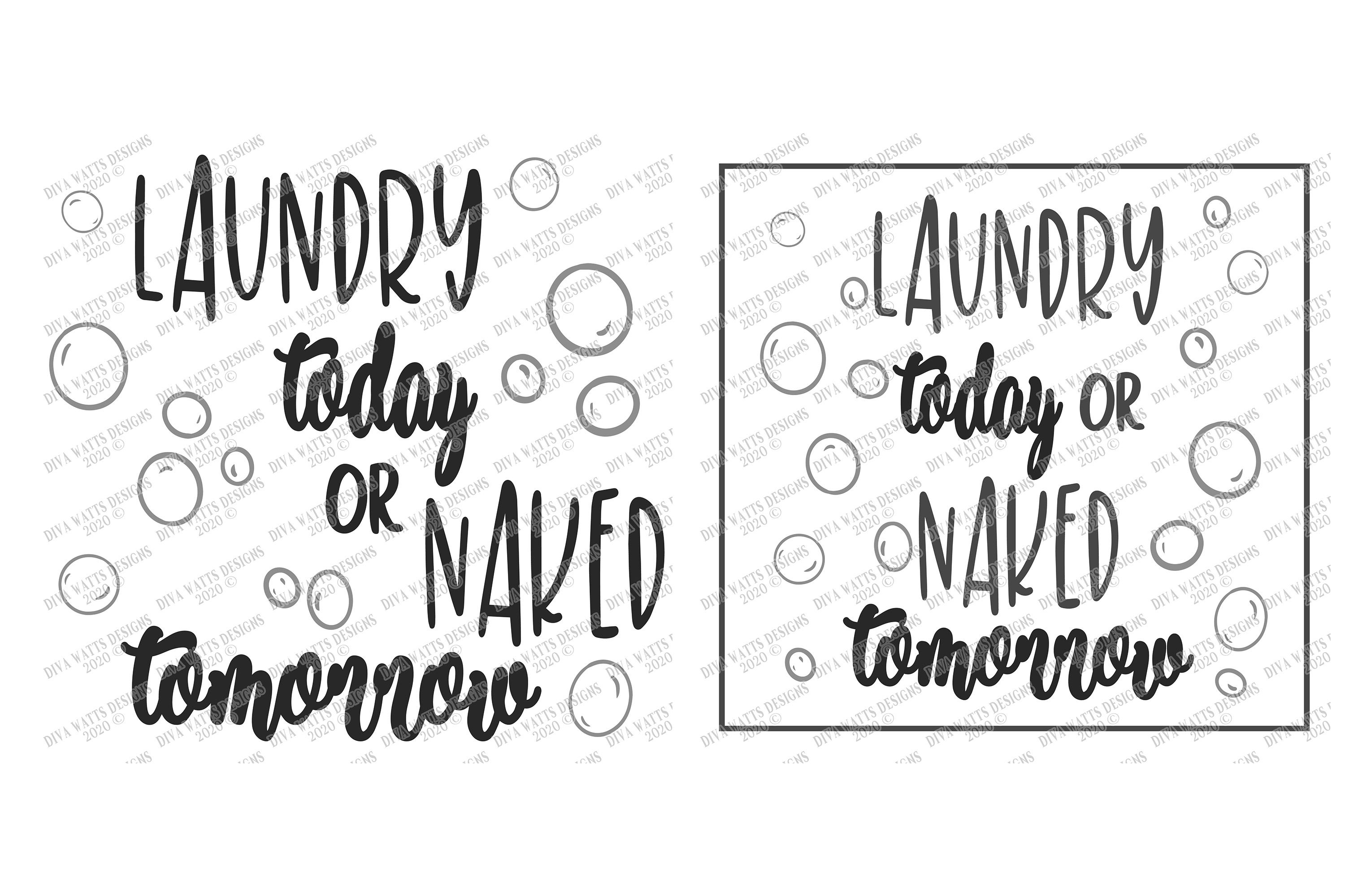 Laundry Today or Naked Tomorrow Laundry Room Sign (270695 