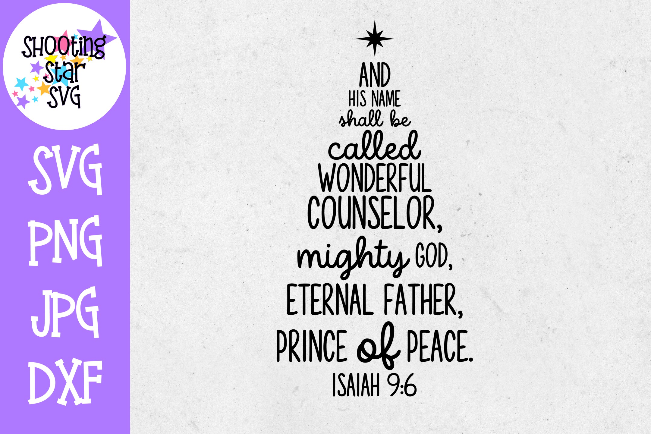 Download Isaiah 9-6 SVG - Subway Art - Christmas SVG - Religious SVG
