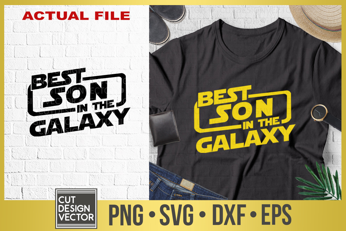 Download Best Son in The Galaxy SVG