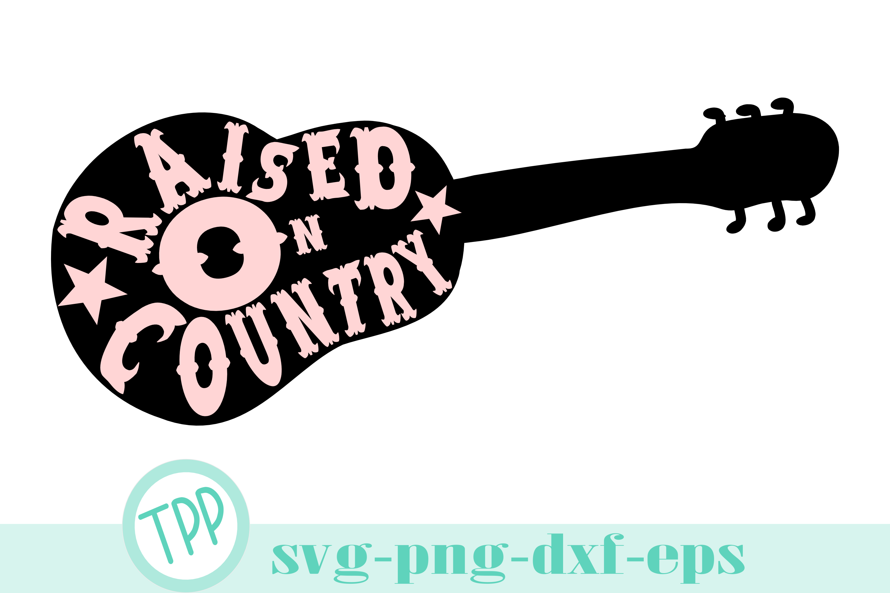 Country Music Svg Raised On Country Design File 306448 Svgs.