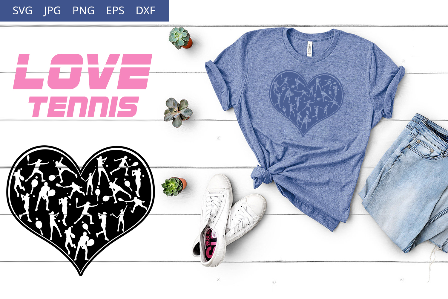 Download Love Tennis - Women SVG Vector