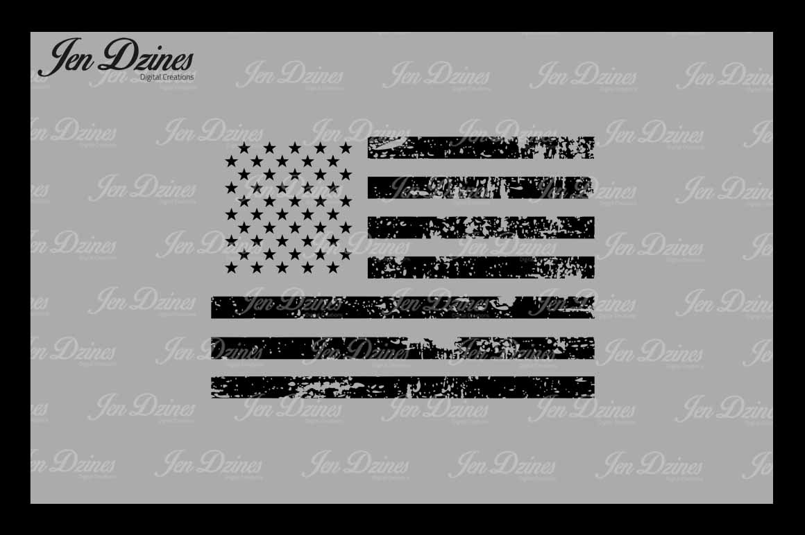 Distressed Flag SVG DXF EPS PNG (3035) | SVGs | Design Bundles