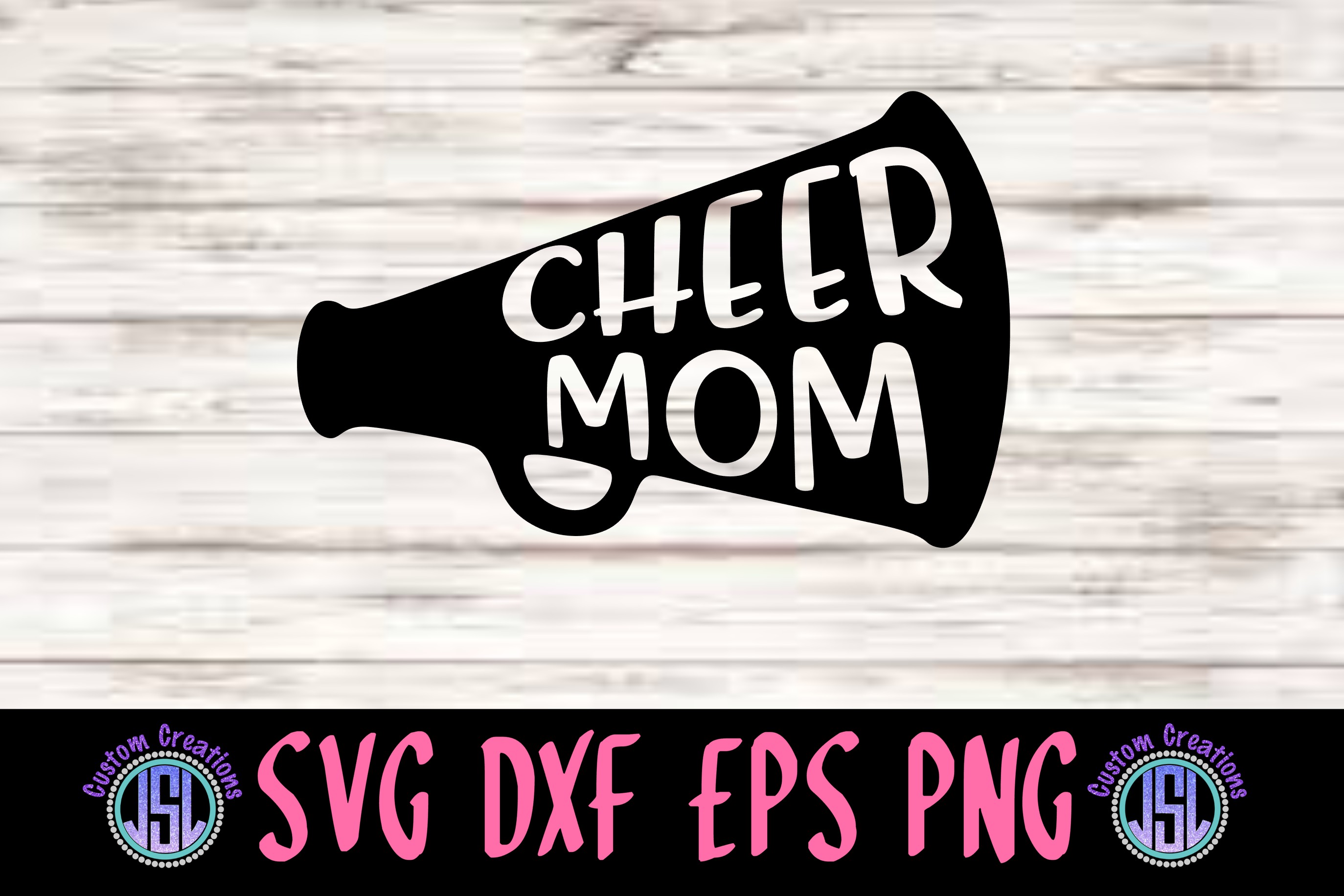 Cheer Mom Megaphones Set Of 2 Svg Dxf Eps Png 310594 Svgs Design Bundles 