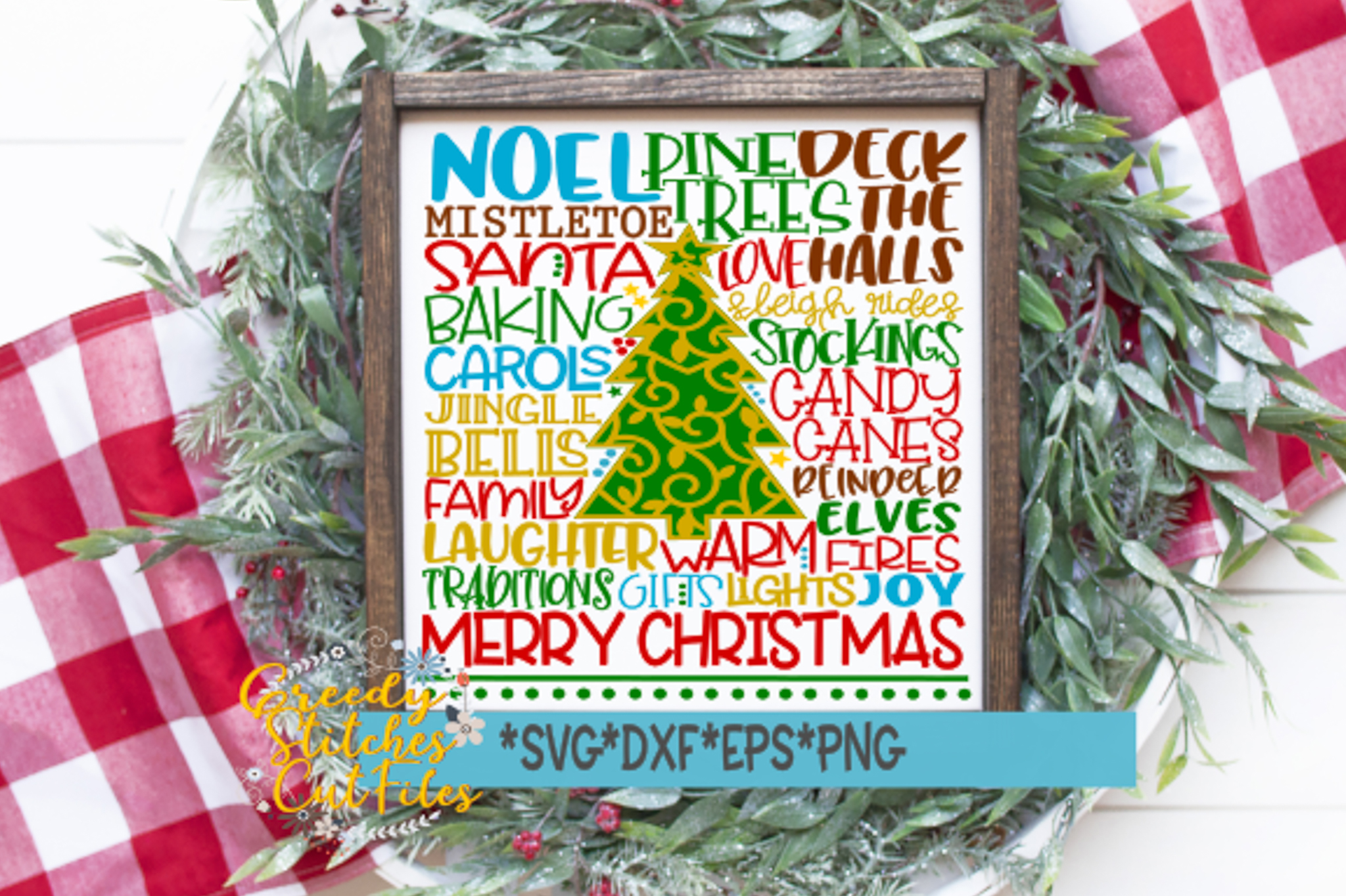 Download Christmas Subway Art SVG | Christmas SVG