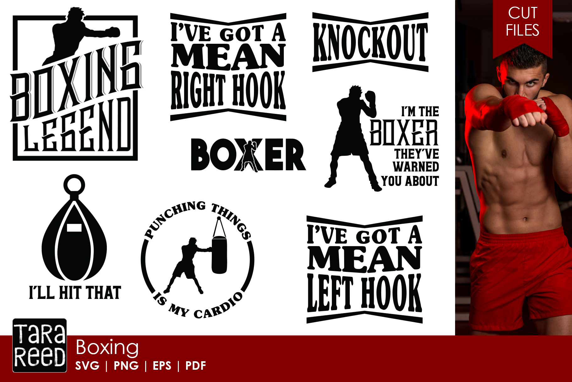 Download Boxing SVG and Cut Files for Crafters (200160) | Cut Files | Design Bundles