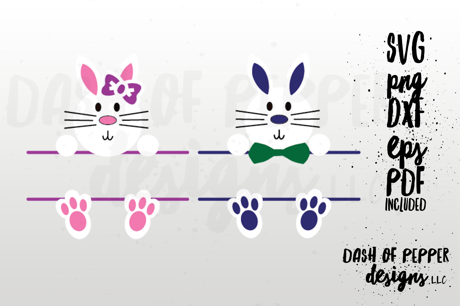 Download Easter Bunny Split Bundle - An Easter SVG