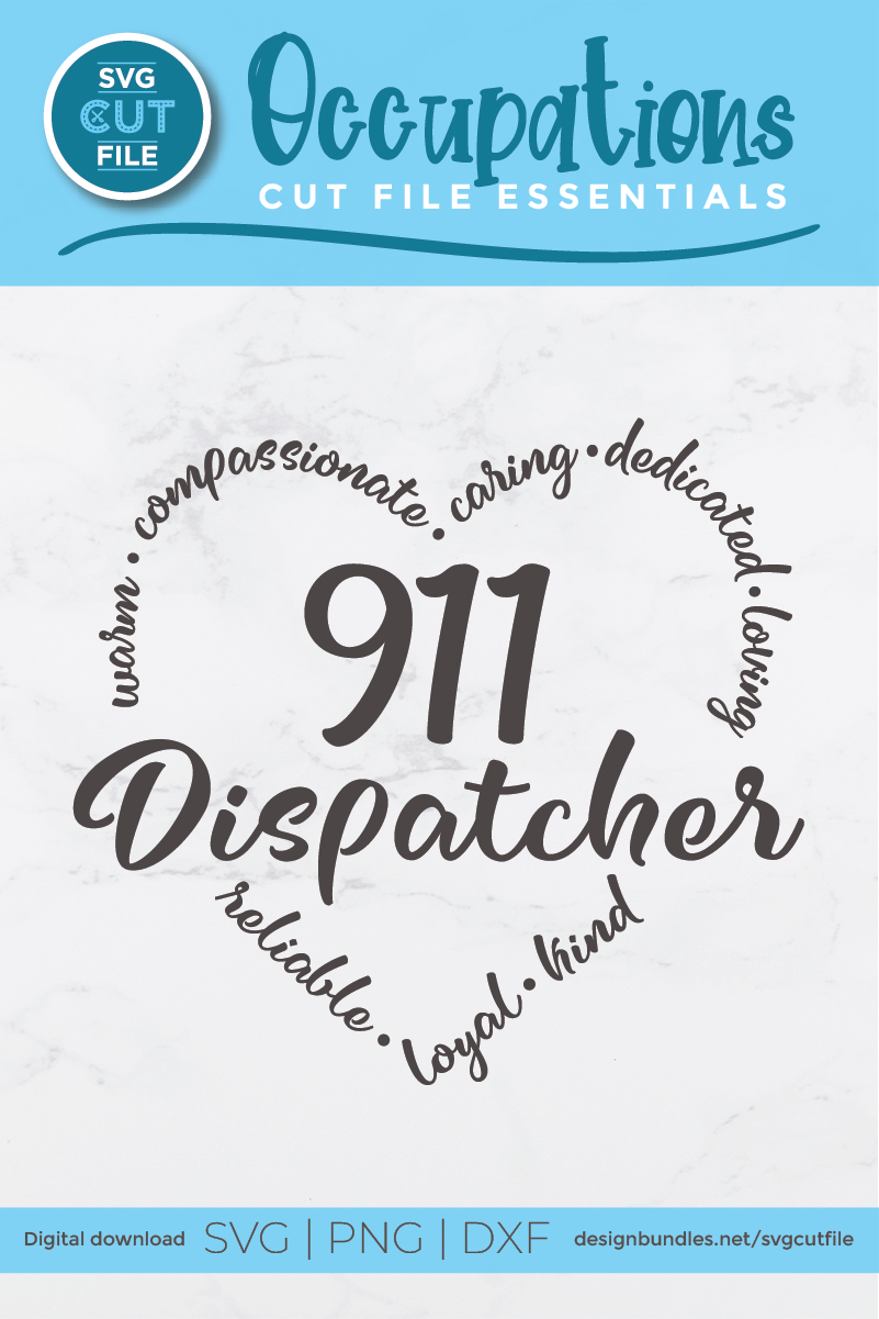 Download 911 Dispatcher heart svg - a 911 dispatcher svg for ...