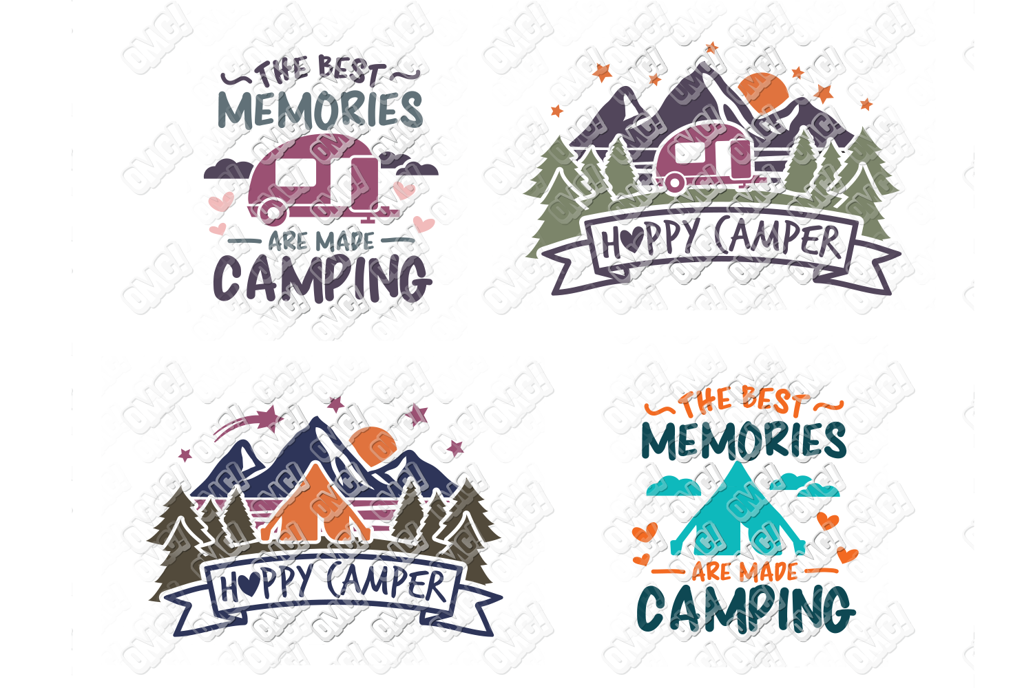 Download Camper SVG Bundle Camping