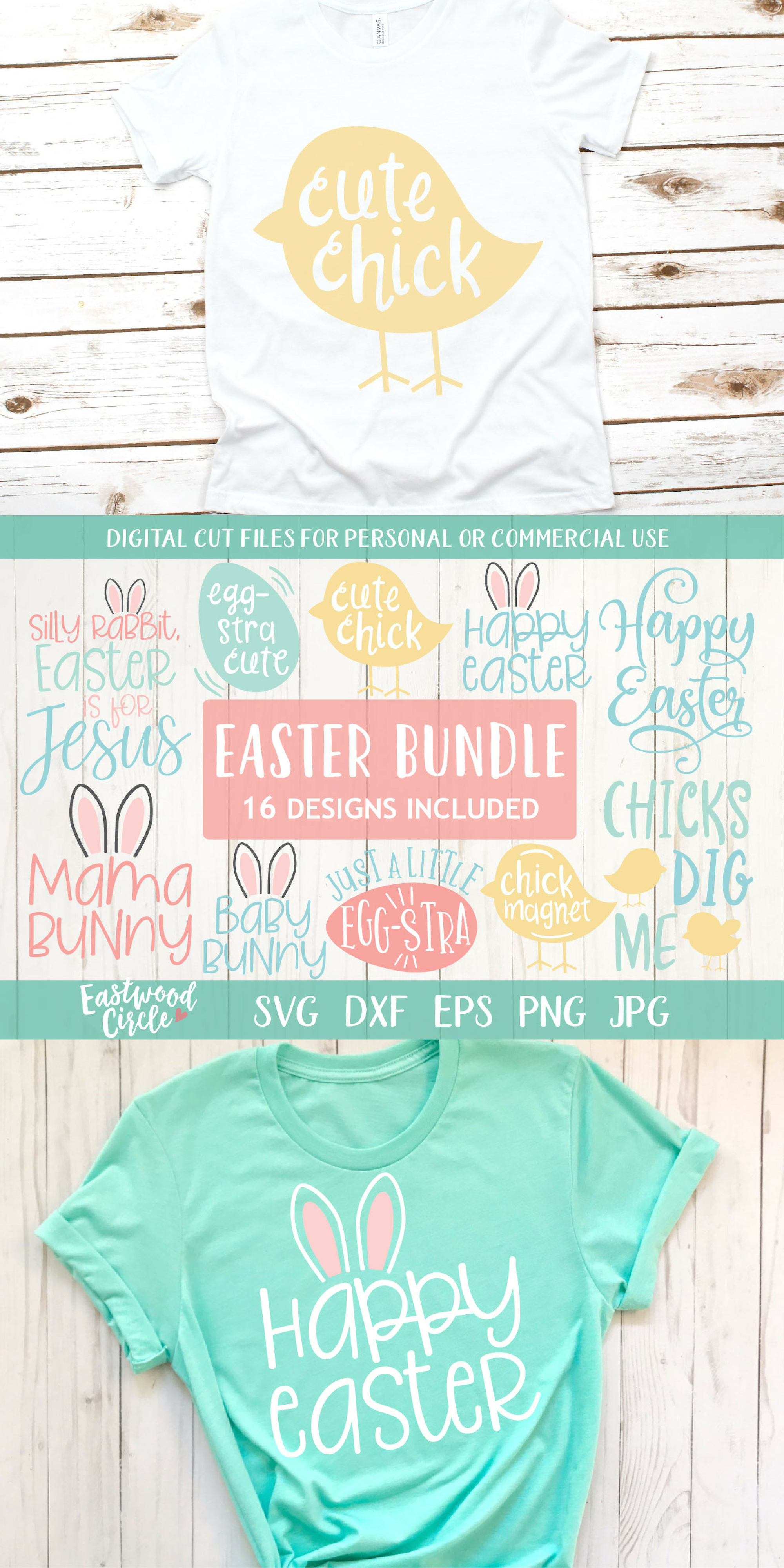 Download Easter SVG Bundle - Cut Files for Crafters (209040) | SVGs | Design Bundles