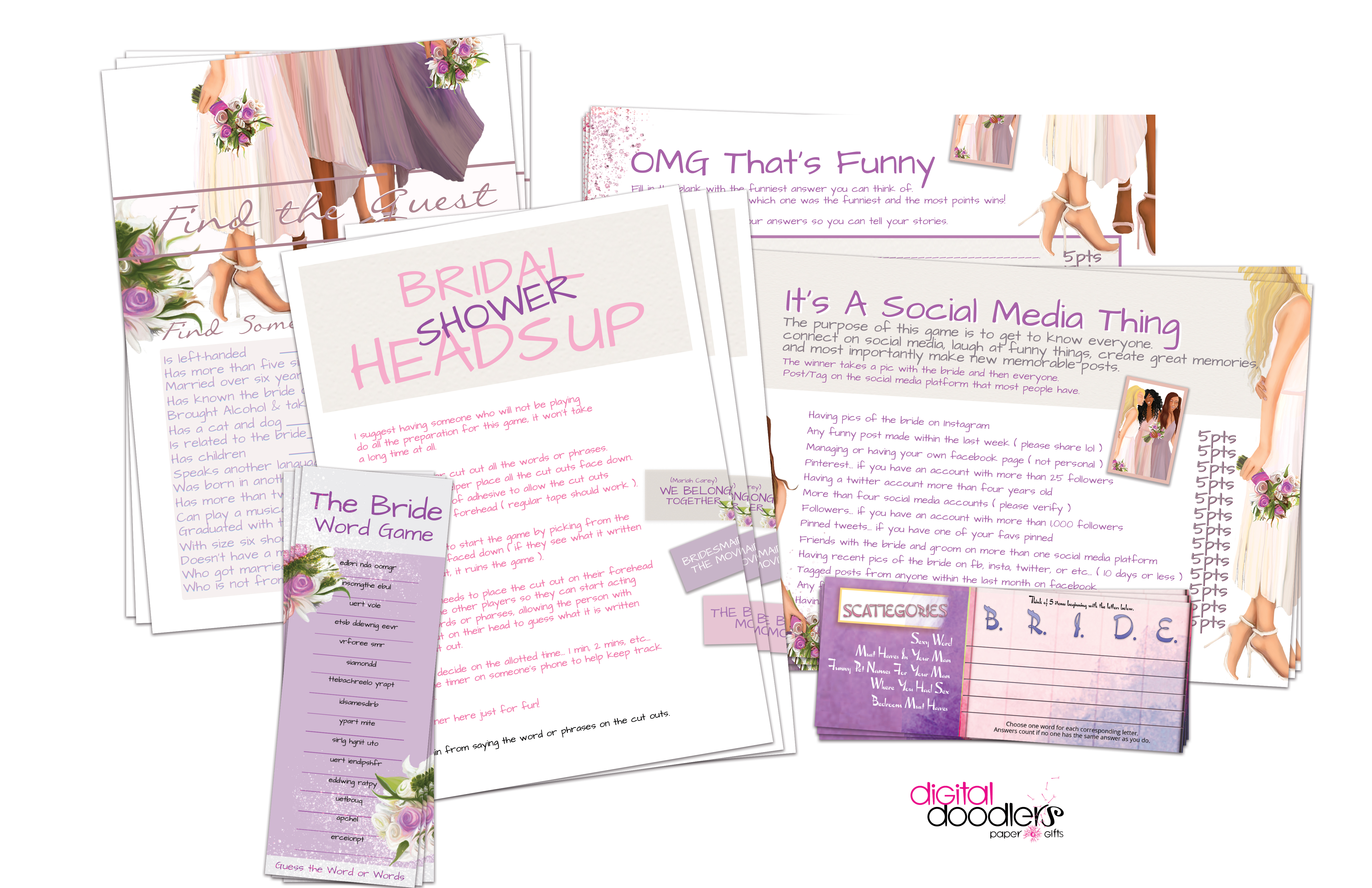 Bridal Shower Printable Package