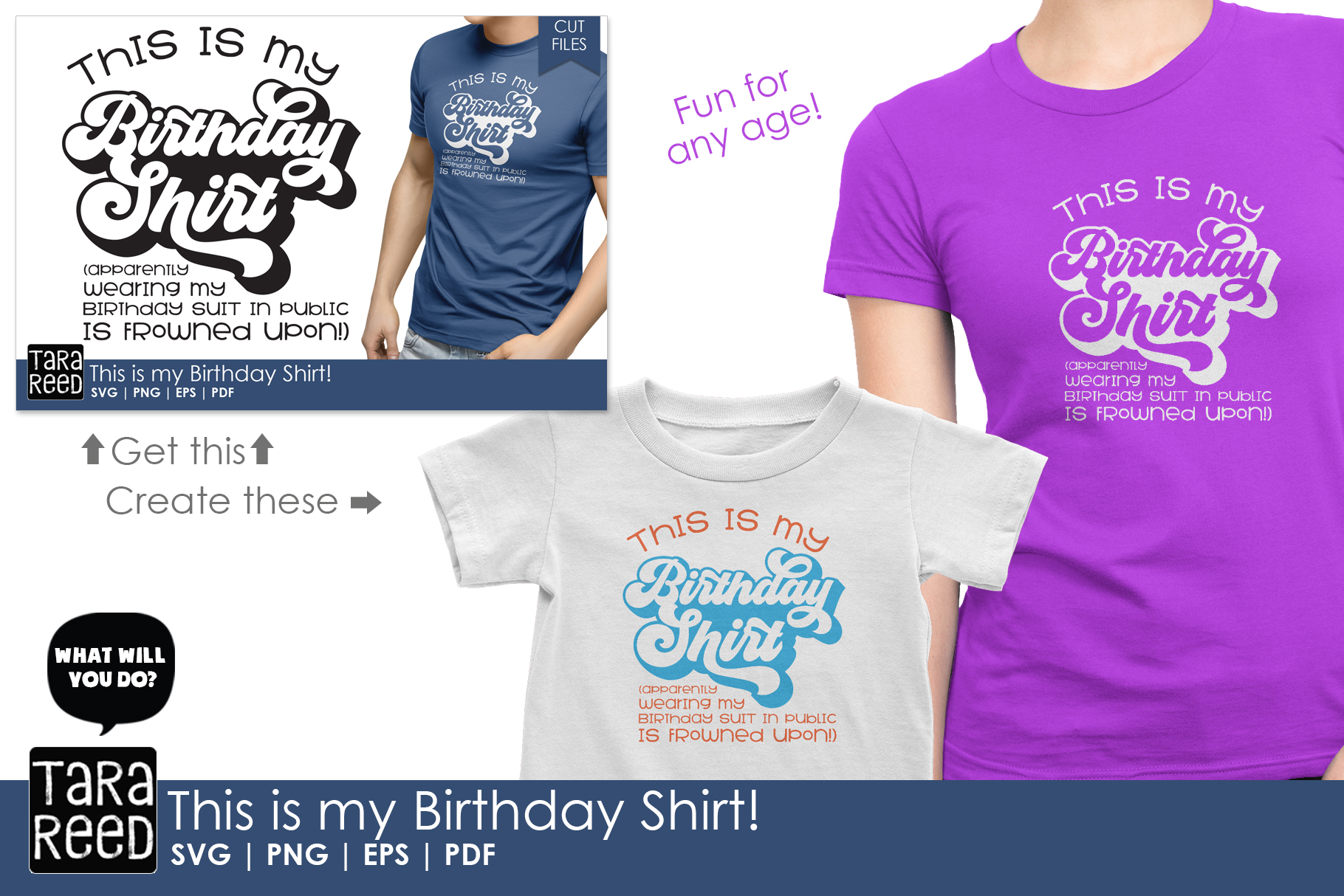 Download Birthday Shirt - Birthday SVG and Cut Files for Crafters