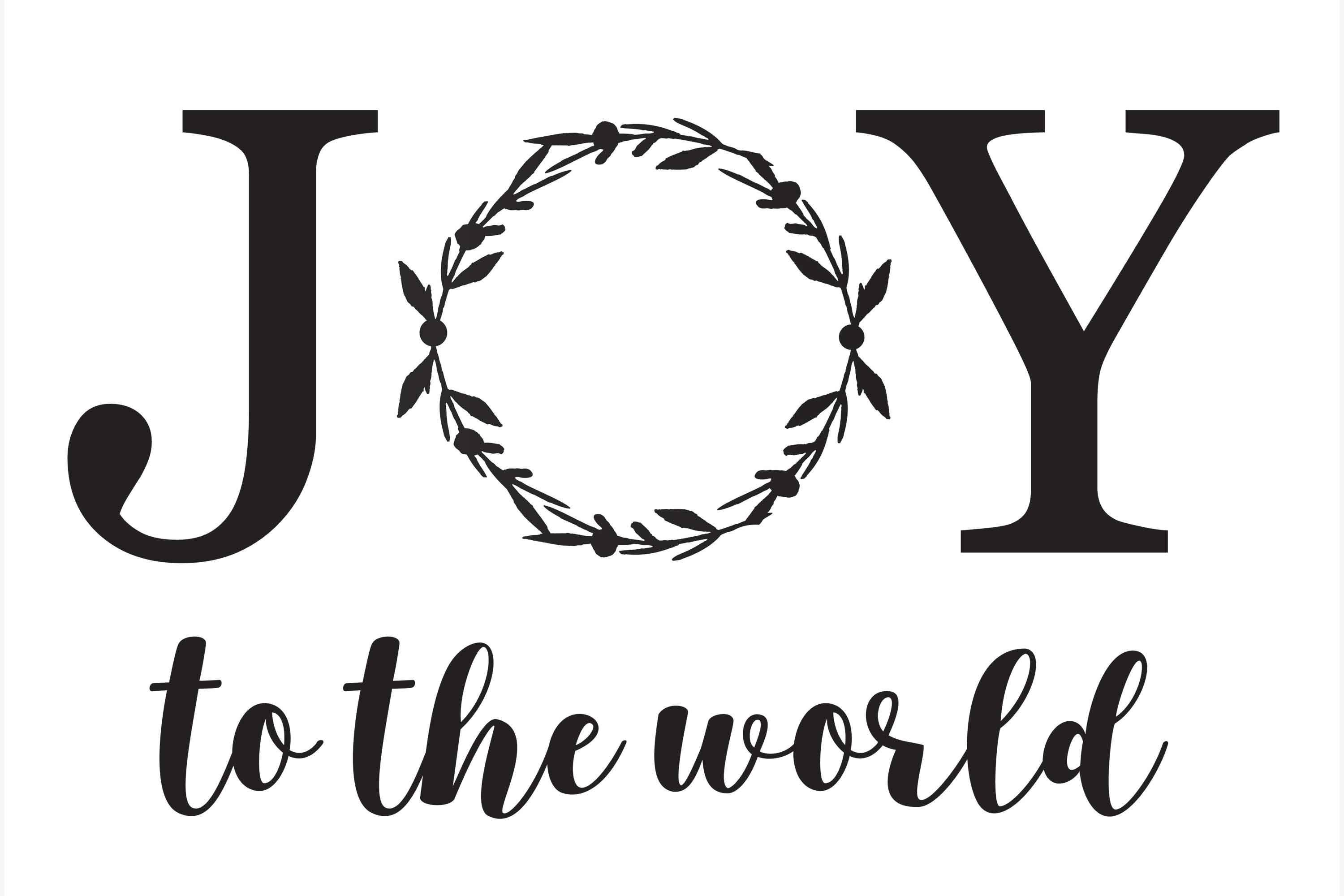 Joy to the world svg file, graphic files, Christmas svg