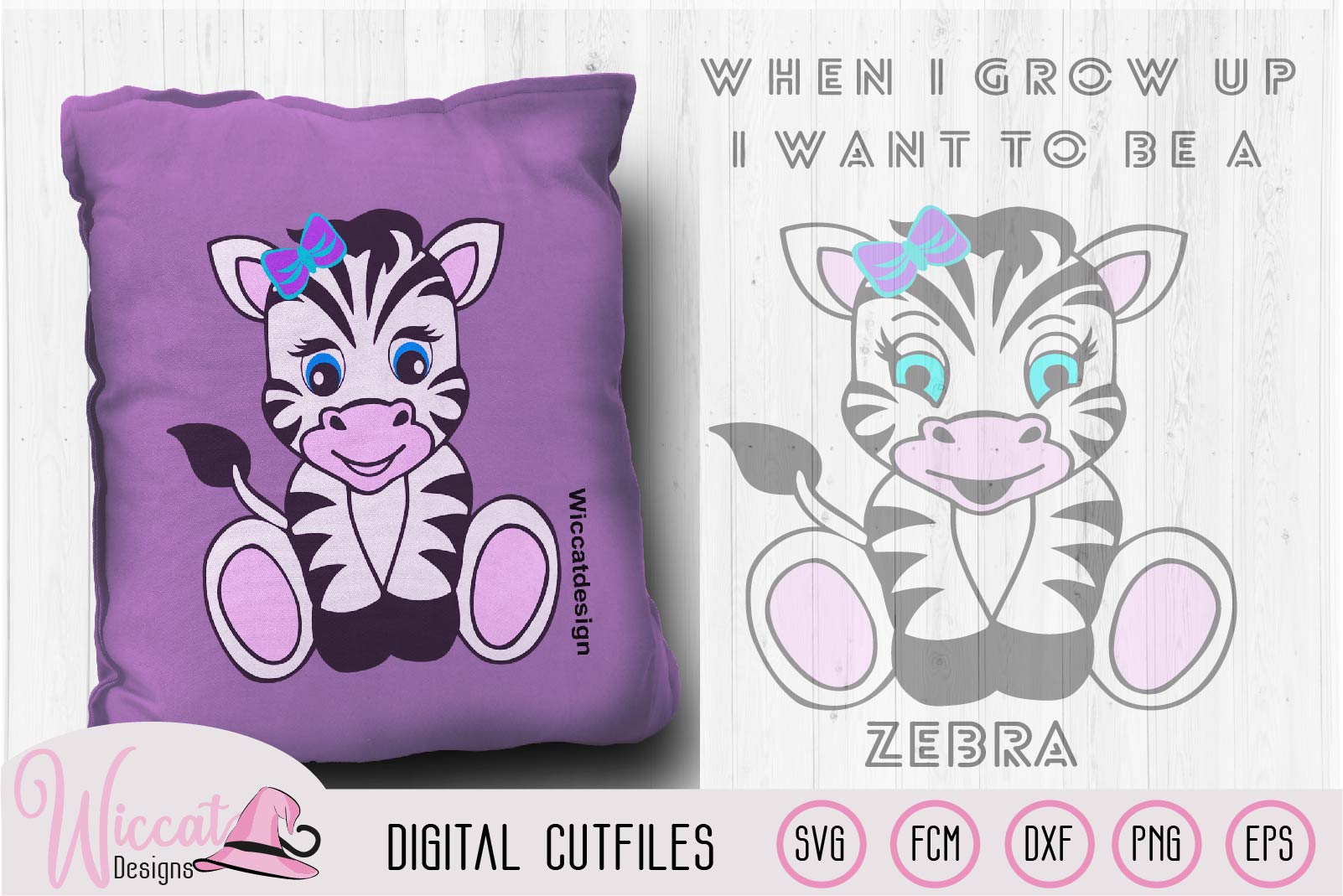 Baby girl zebra svg, girls Nursery animals svg cut file (36639) | SVGs | Design Bundles