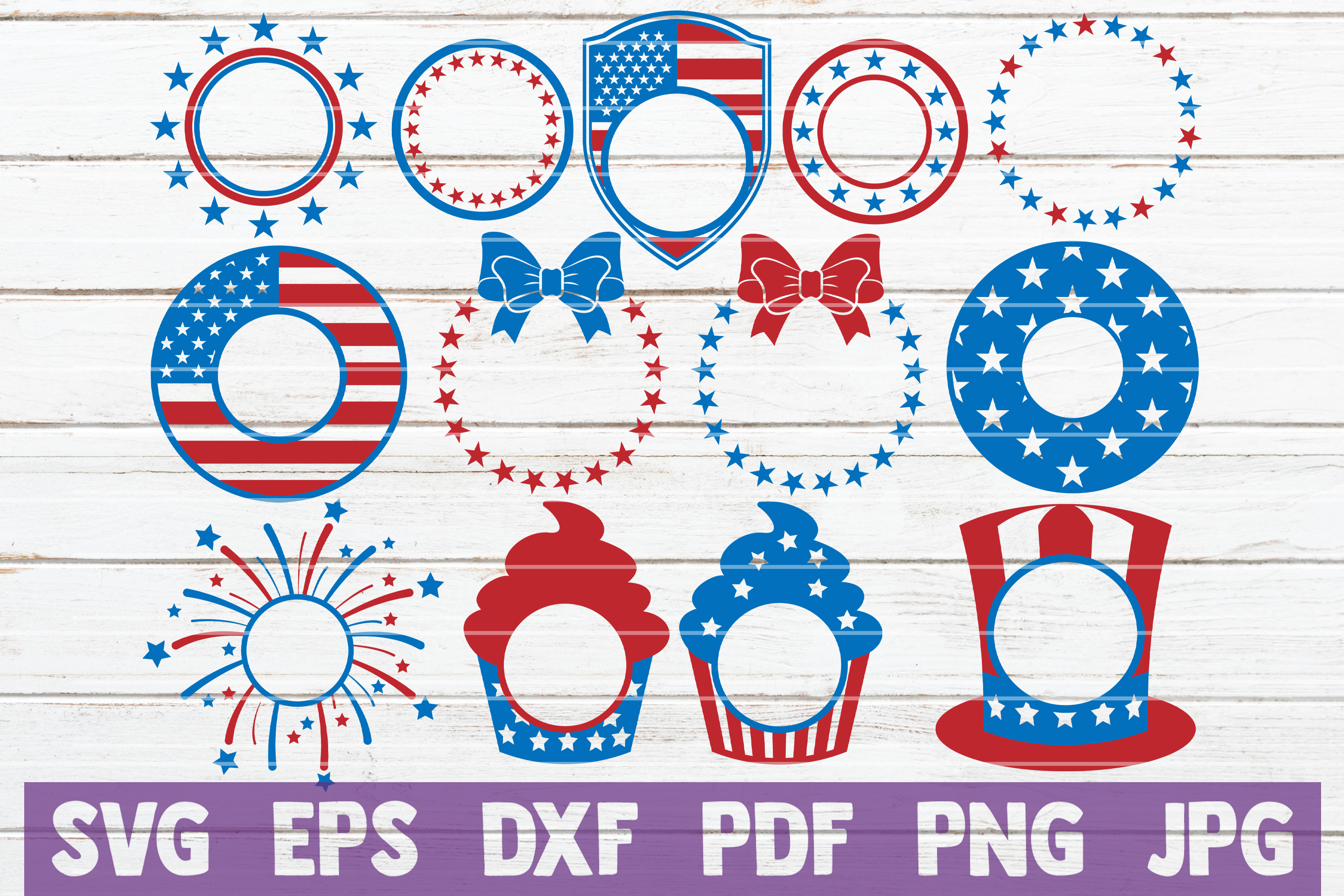 4th of July SVG Bundle | SVG Cut Files | commercial use