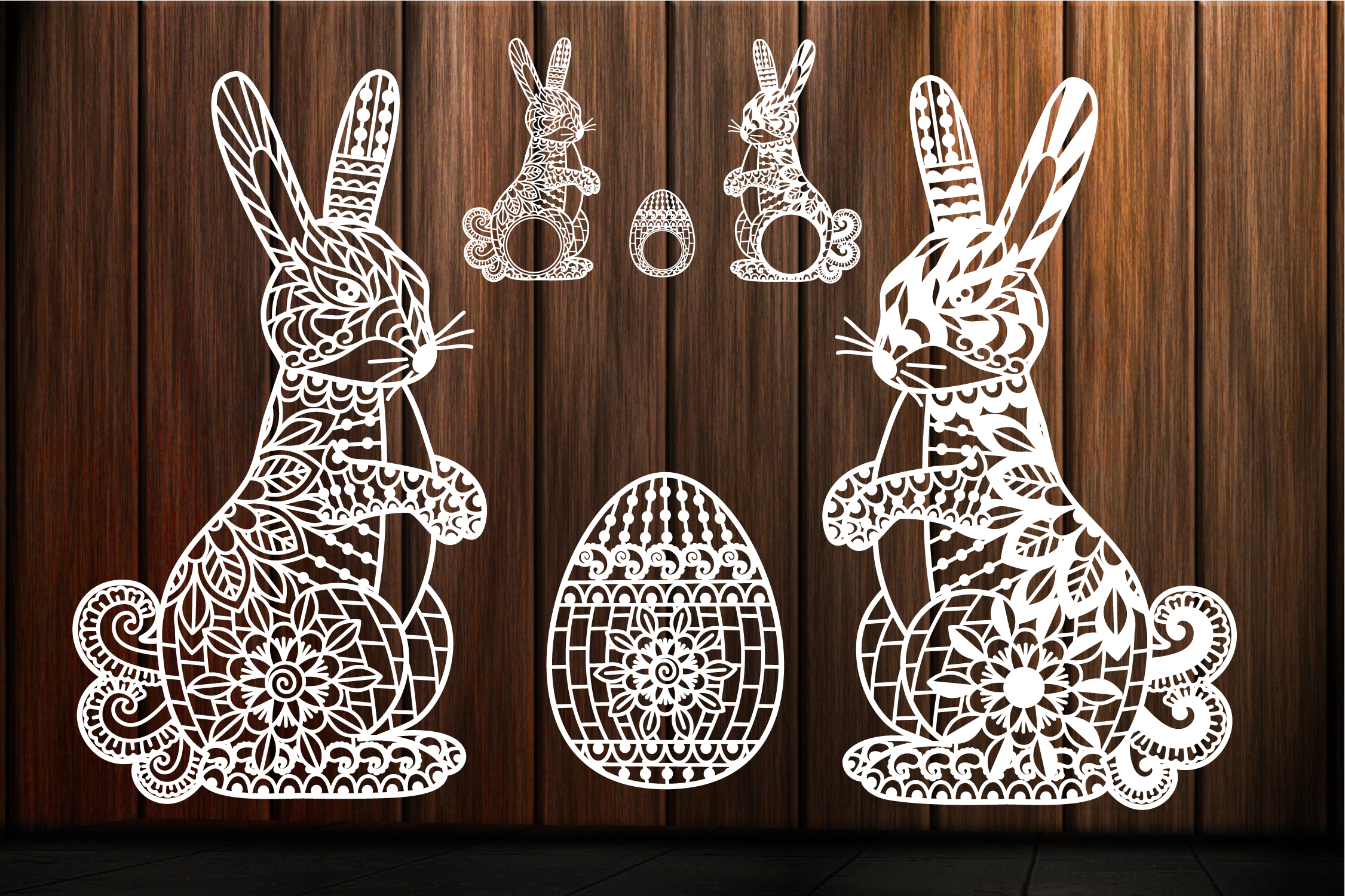 Free Free 310 Layered Bunny Mandala SVG PNG EPS DXF File