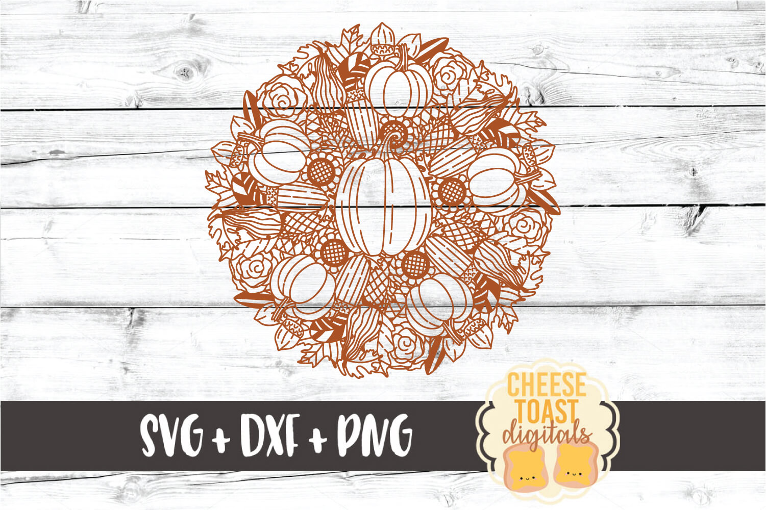 Download Pumpkin Gourd Mandala - Fall Mandala SVG PNG DXF Cut File