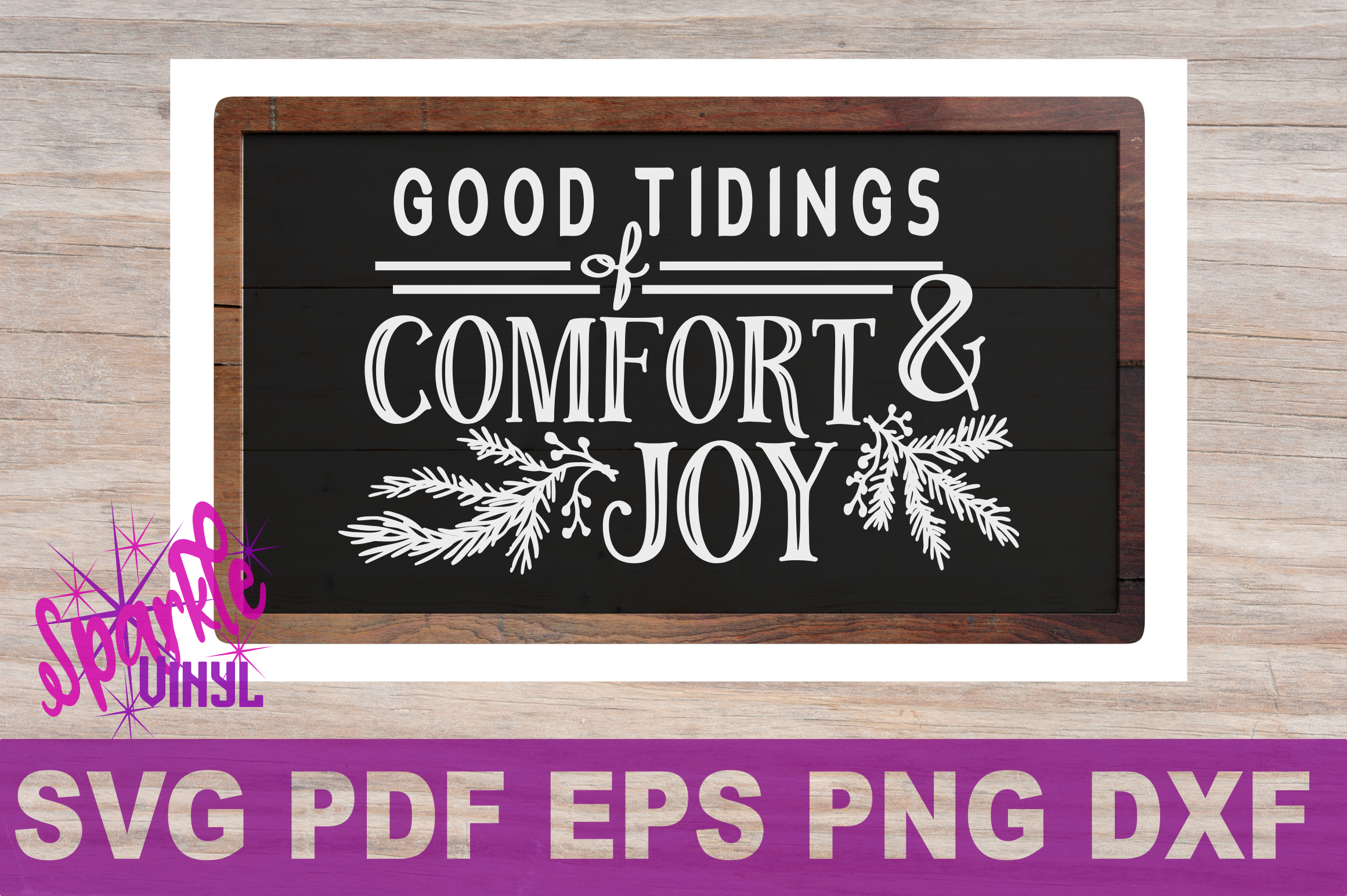 Download SVG Christmas Comfort and Joy DIY Sign stencil farmhouse style printable or svg cutting files ...