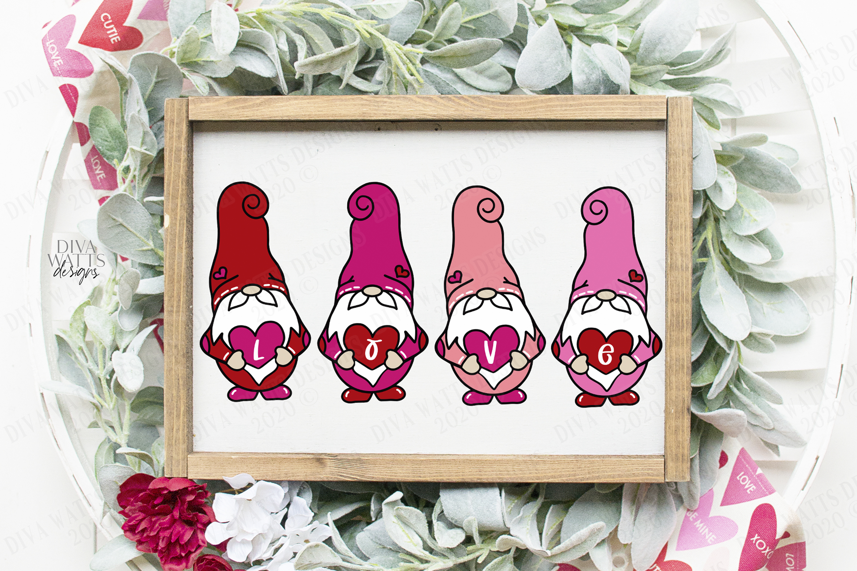 Download Valentine's Day Love Gnomes - Valentine - Heart - SVG Gnome