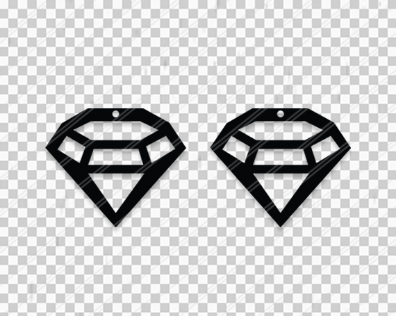 Diamond earrings svg , Jewelry svg, leather jewelry, Cricut