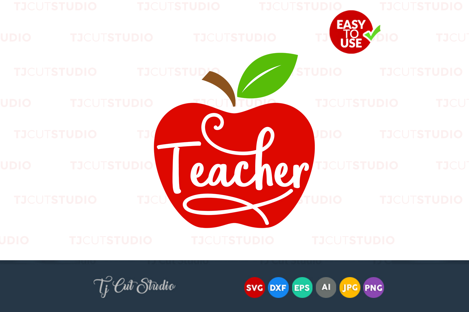 Download Teacher svg, Teacher apple svg, apple svg, Files for Silhouette Cameo or Cricut, Commercial ...