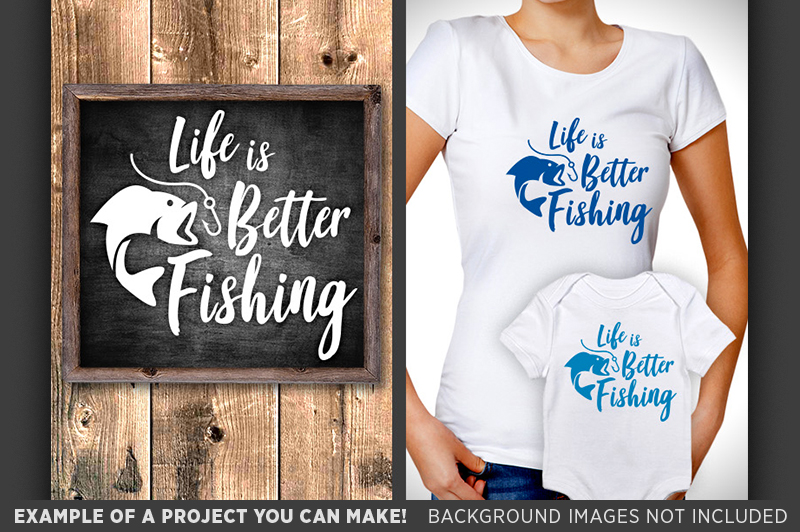 Life is Better Fishing SVG - Bass Fishing Decor SVG - Bass ...
