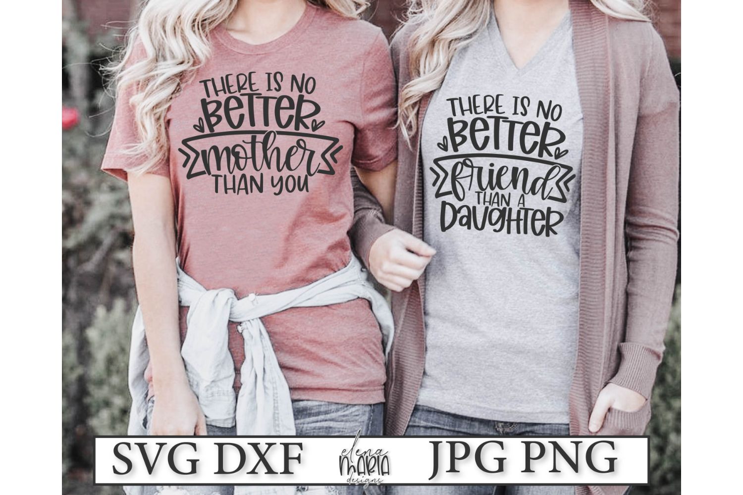 Download Mother Daughter Shirt SVG File | Matching Shirts Svg