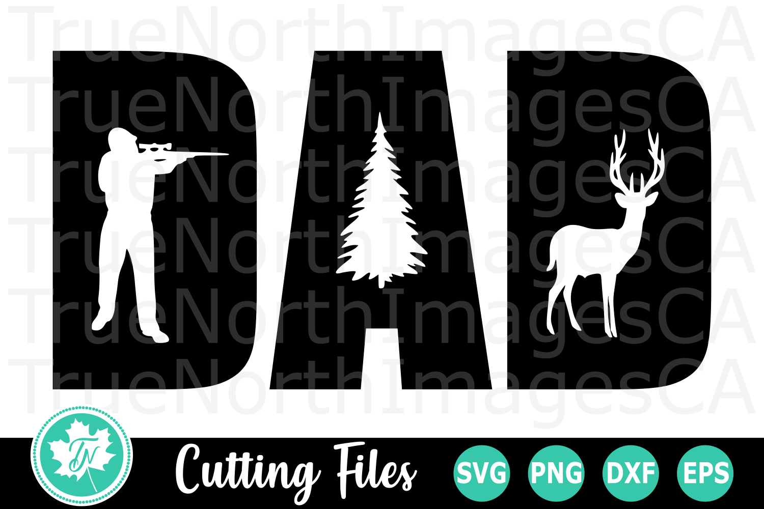 Download Dad Hunting - A Fathers Day SVG Cut File (261270) | Cut Files | Design Bundles