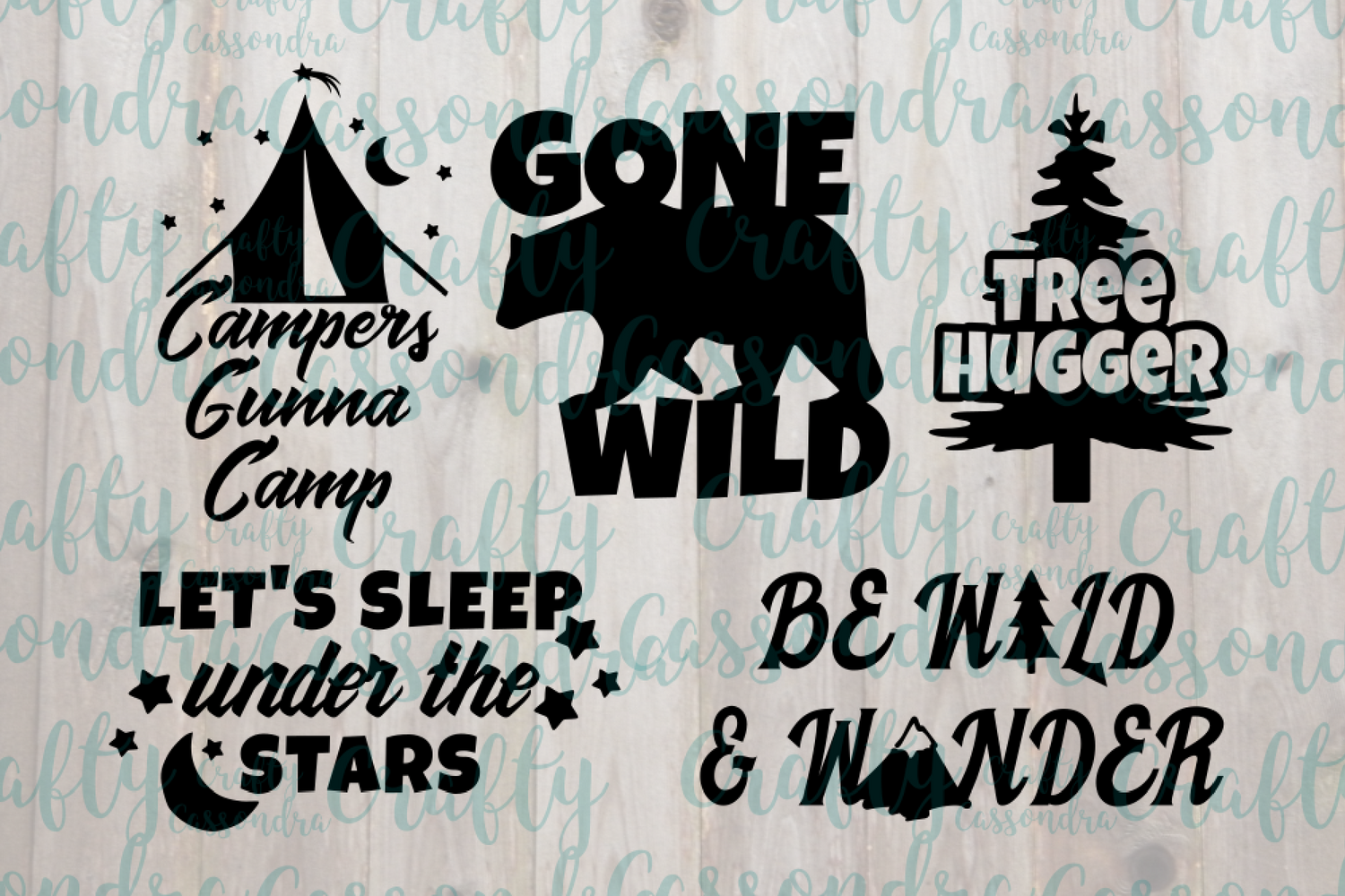 Download camping svg files - bear silhouette - tree hugger - be wild