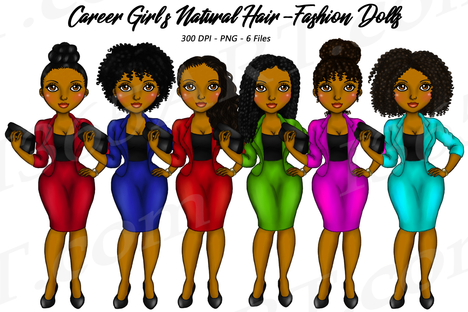 Career Girls Natural Hair Clipart Girl Black Girl Dolls