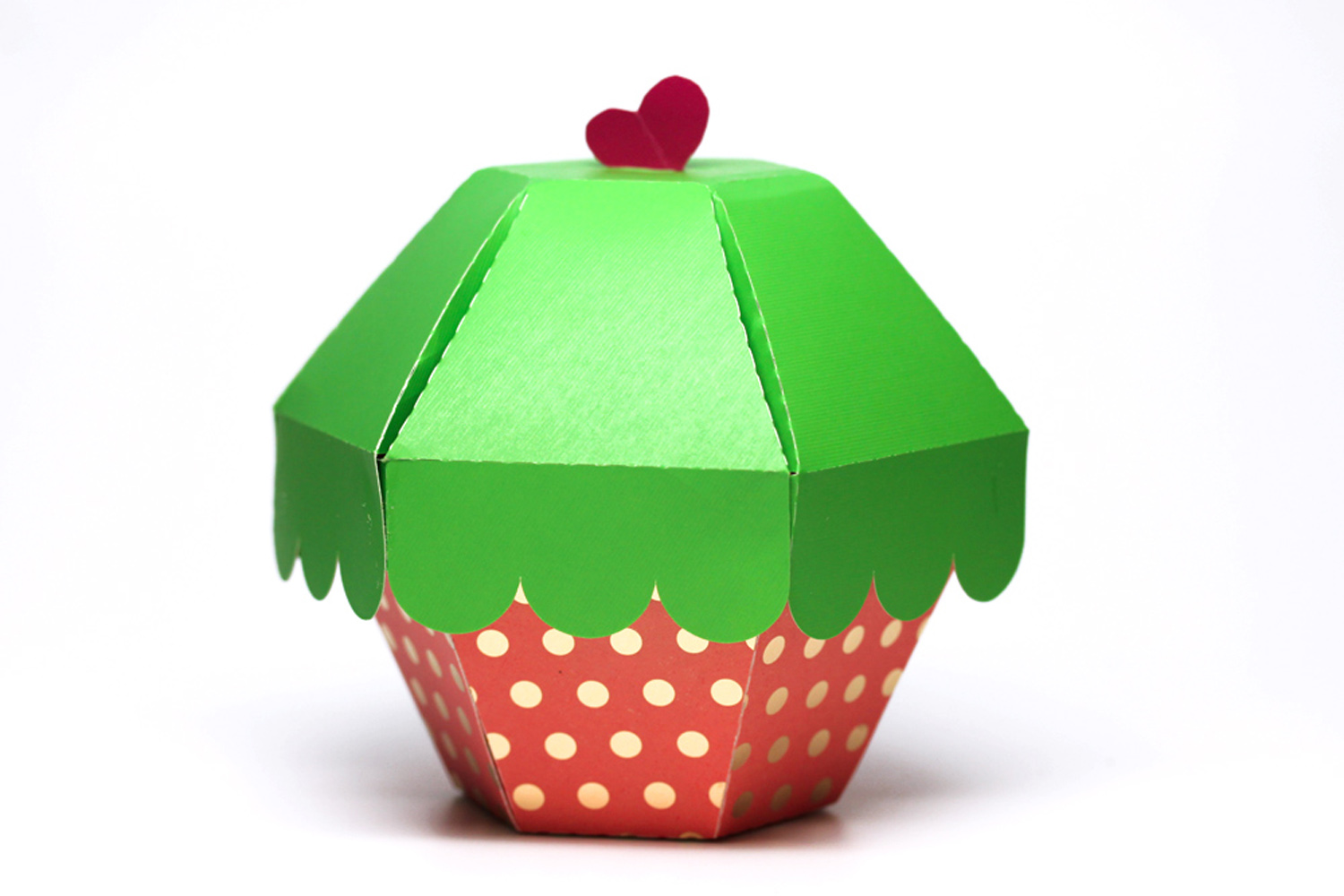 SVG DIY Cupcake Gift Box, Cutting File, Templates for Cricut