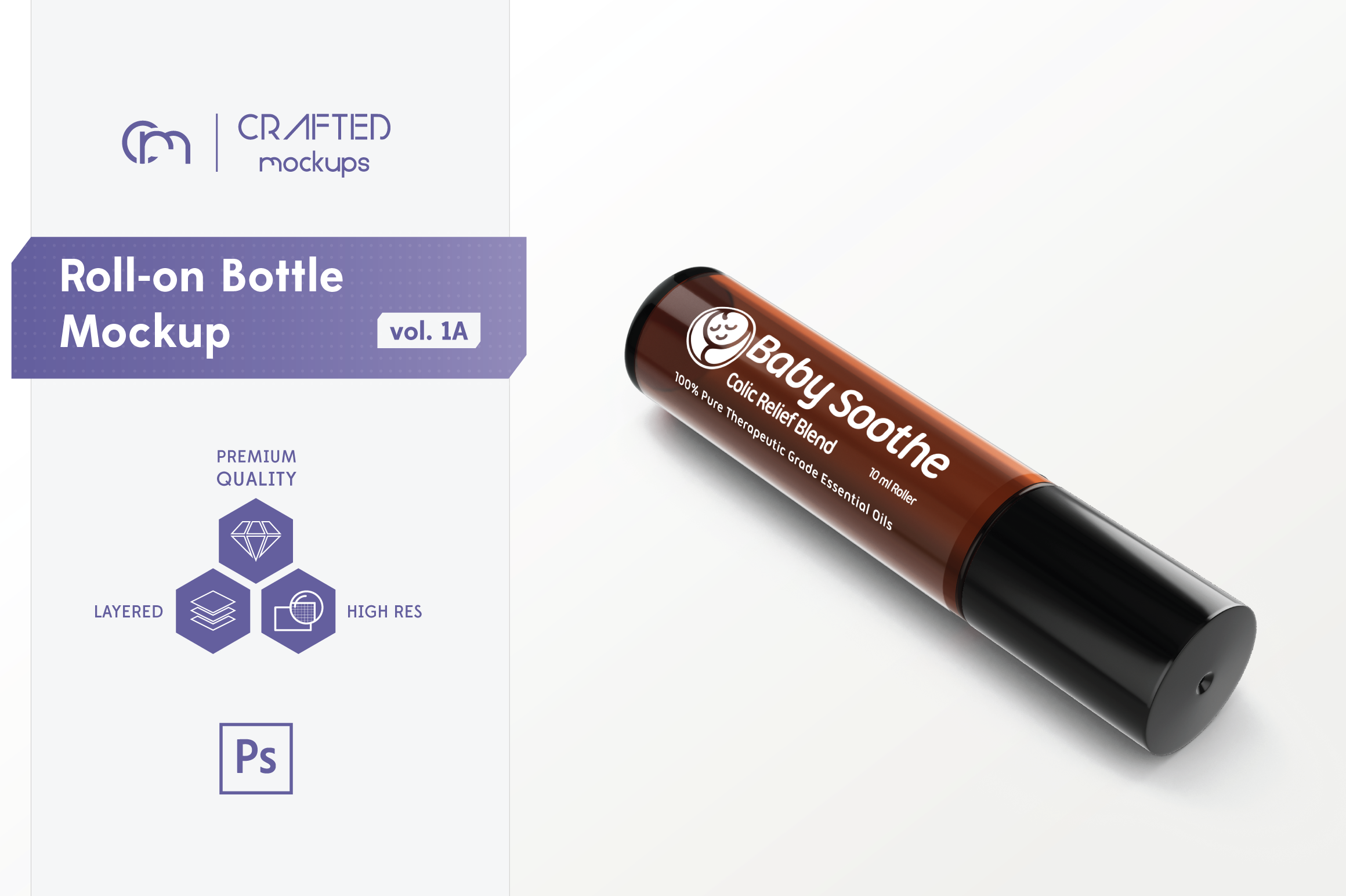 Download Roll-on Bottle Mockup v. 1A