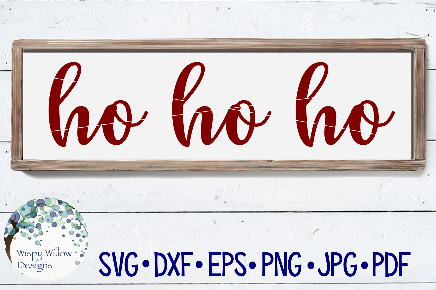 Download Ho Ho Ho | Santa Claus | Christmas Sign SVG Cut File