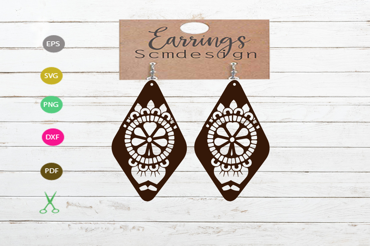 Mandala Earring Svg - 273+ File Include SVG PNG EPS DXF